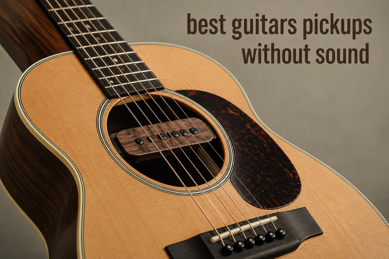 best guitars pickups without sound