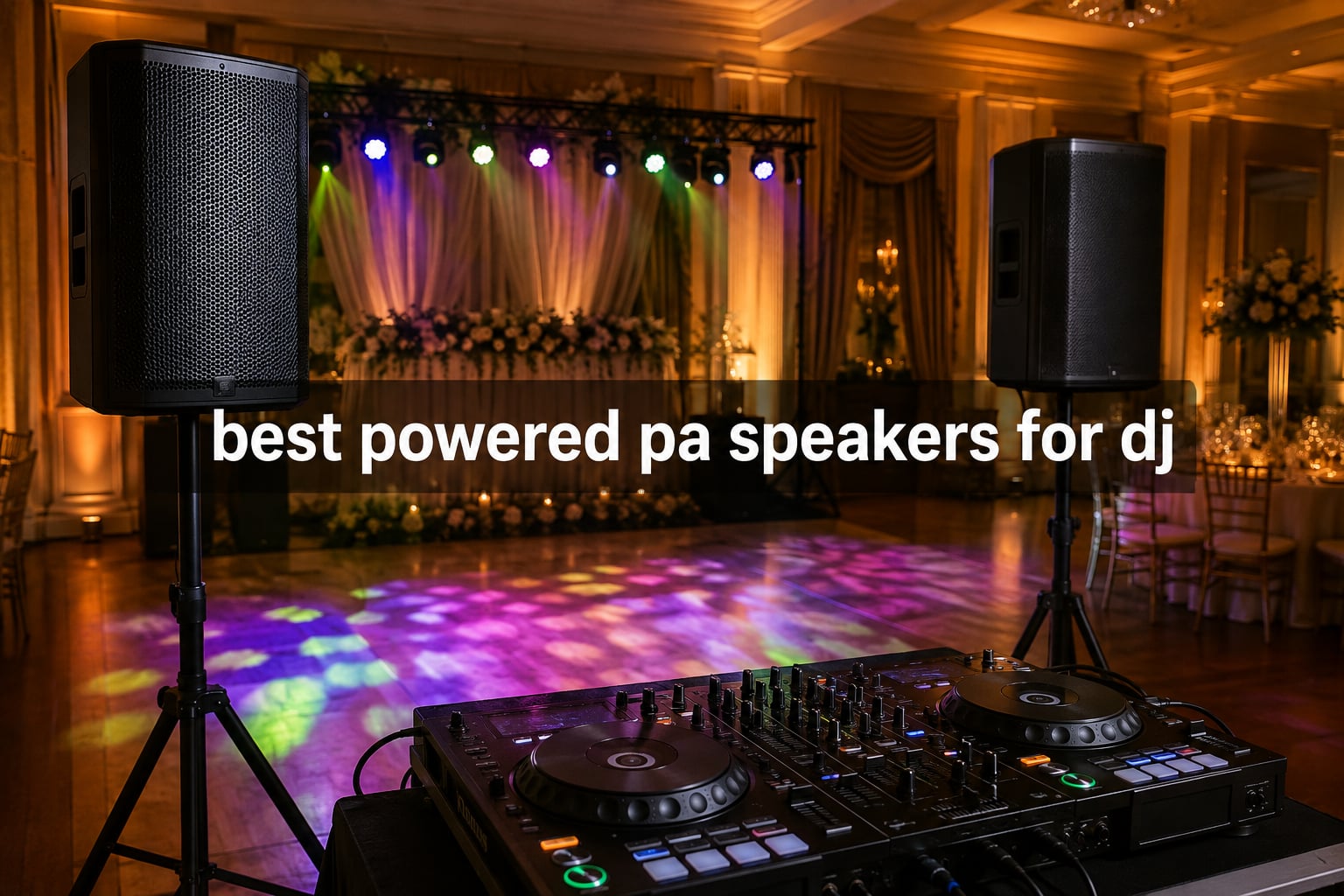 best powered pa speakers for dj