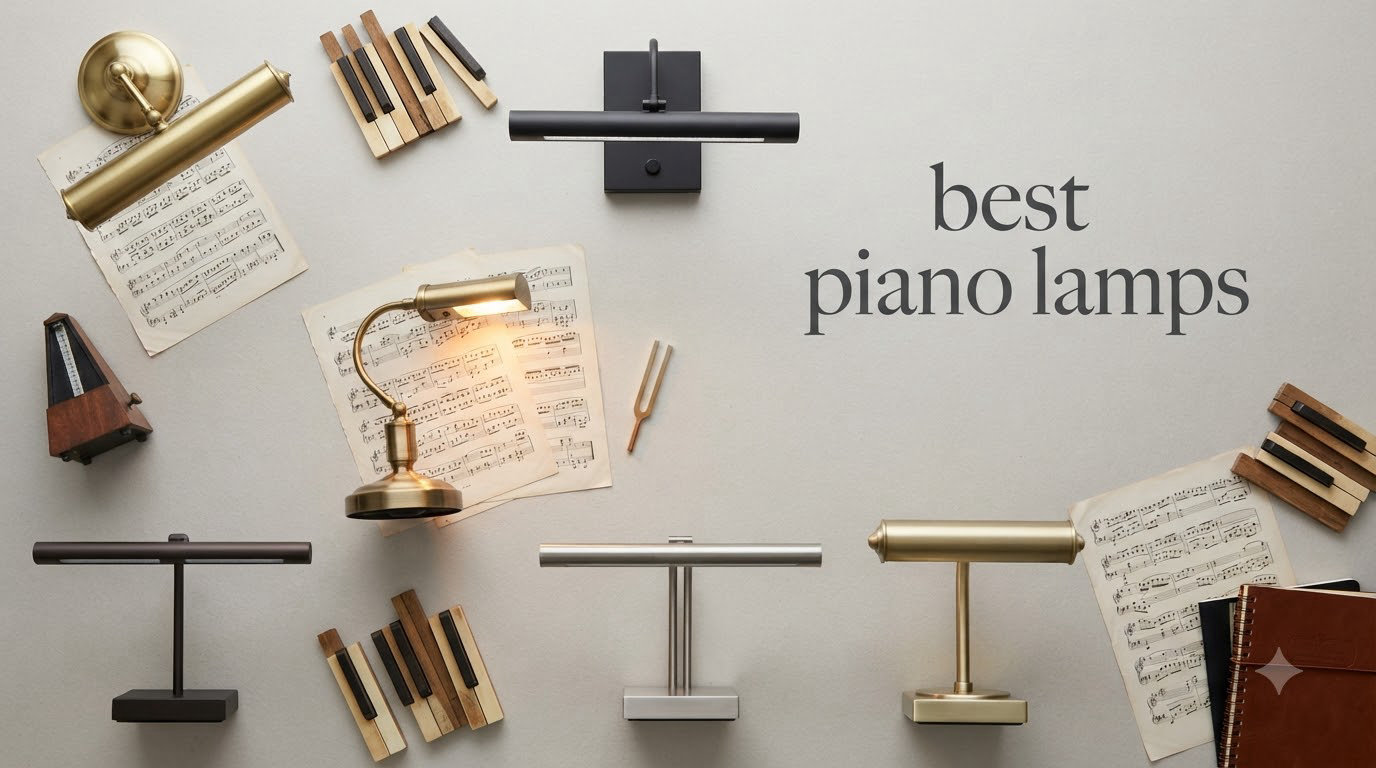 best piano lamps