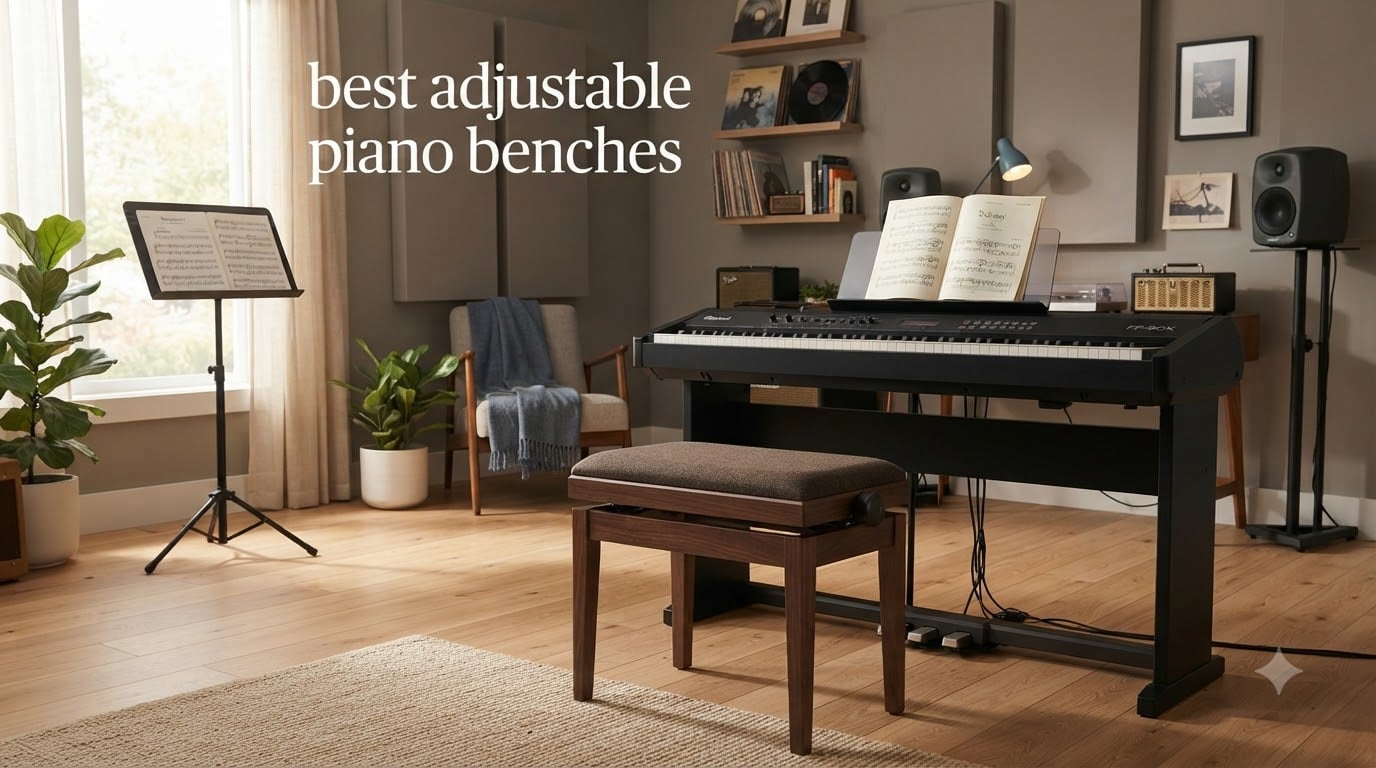 best adjustable pianos benches