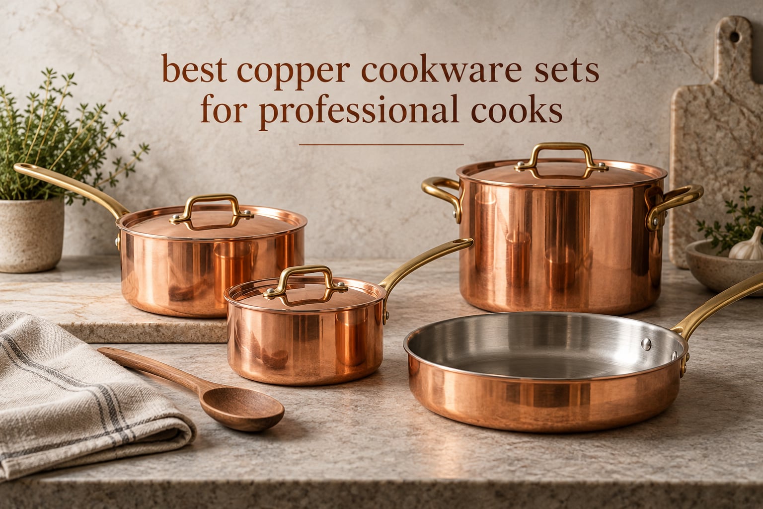 best copper cookware sets for professional cooks