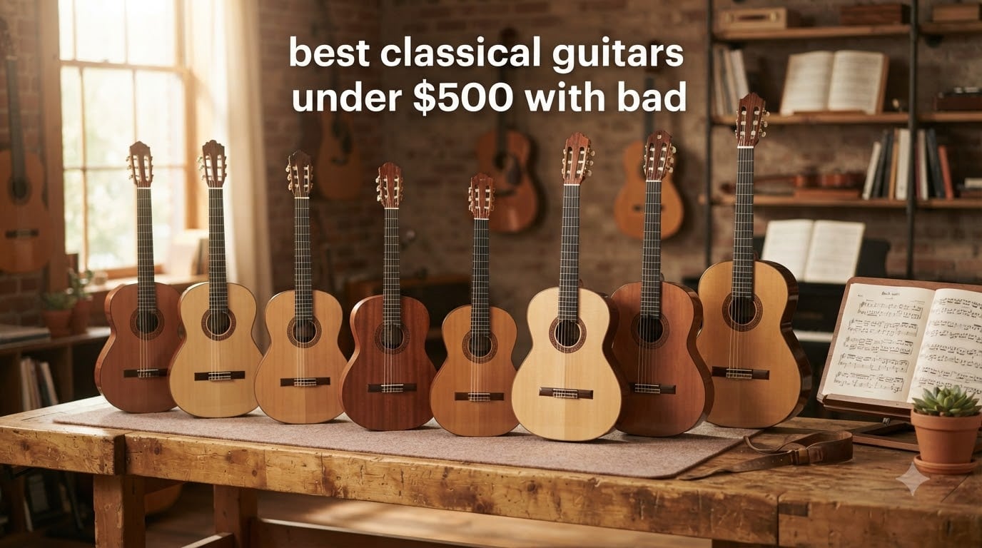 best classical guitars under $500 with bad