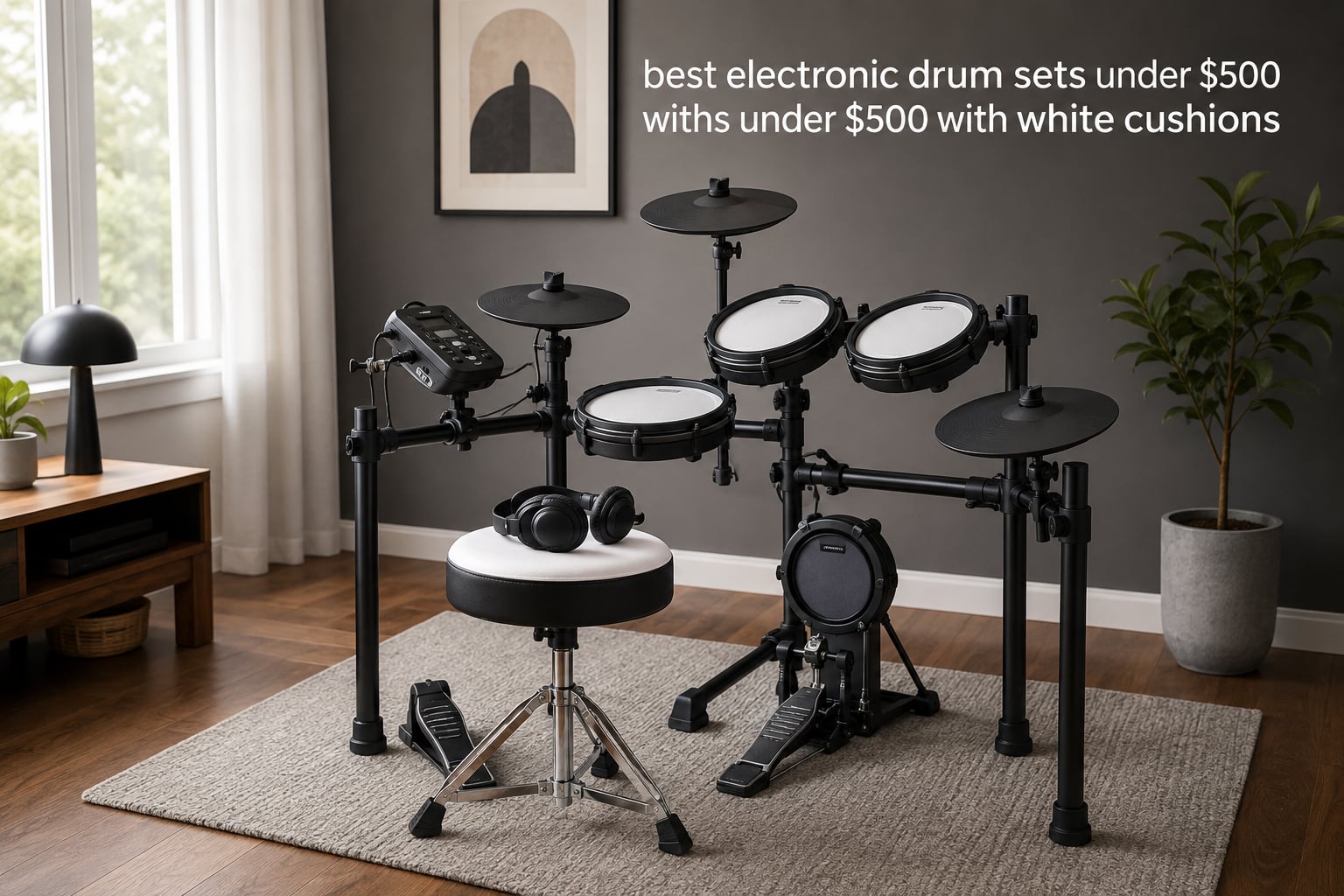 best electronic drum sets under $500 withs under $500 with white cushions