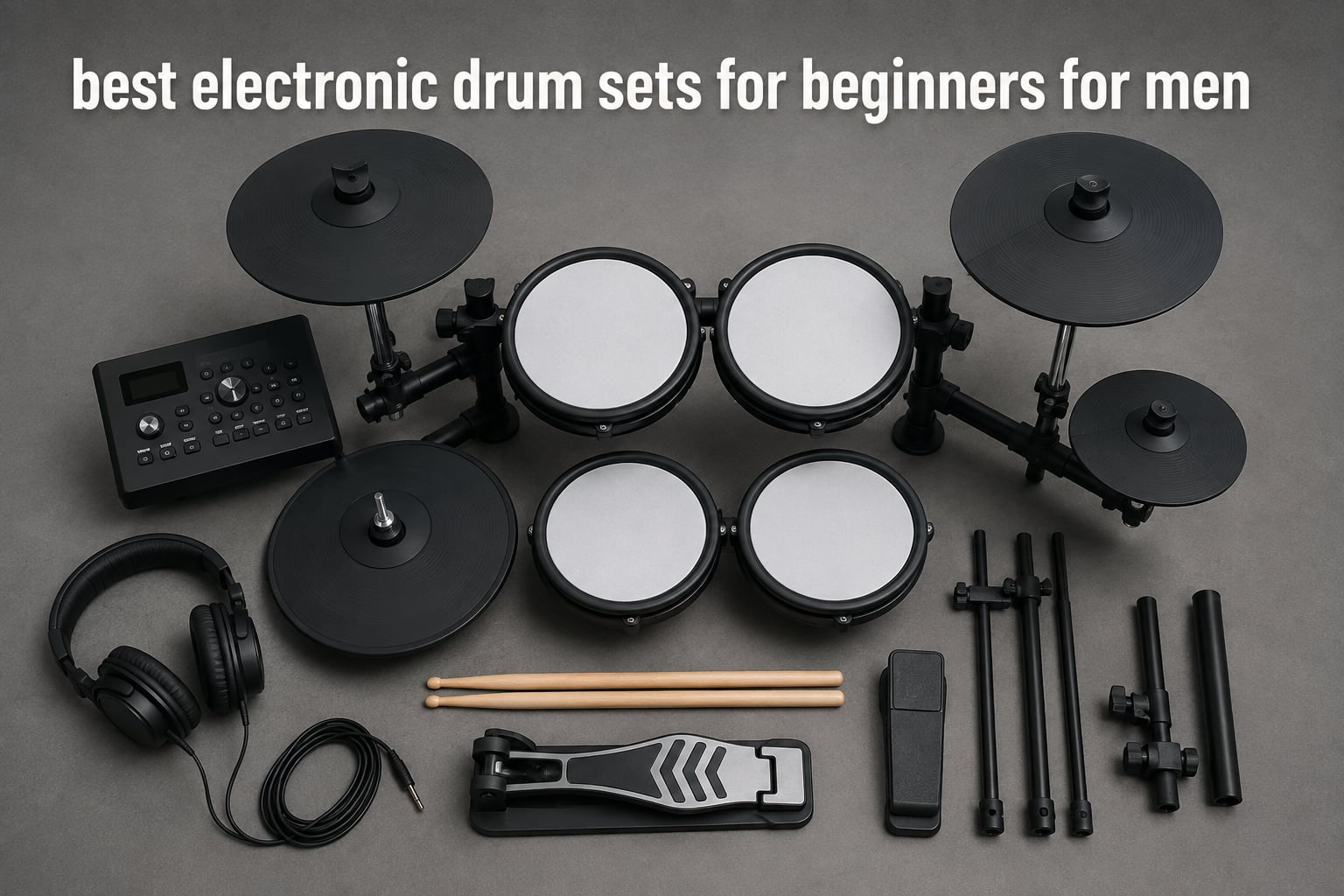 best electronic drum sets for beginners for men