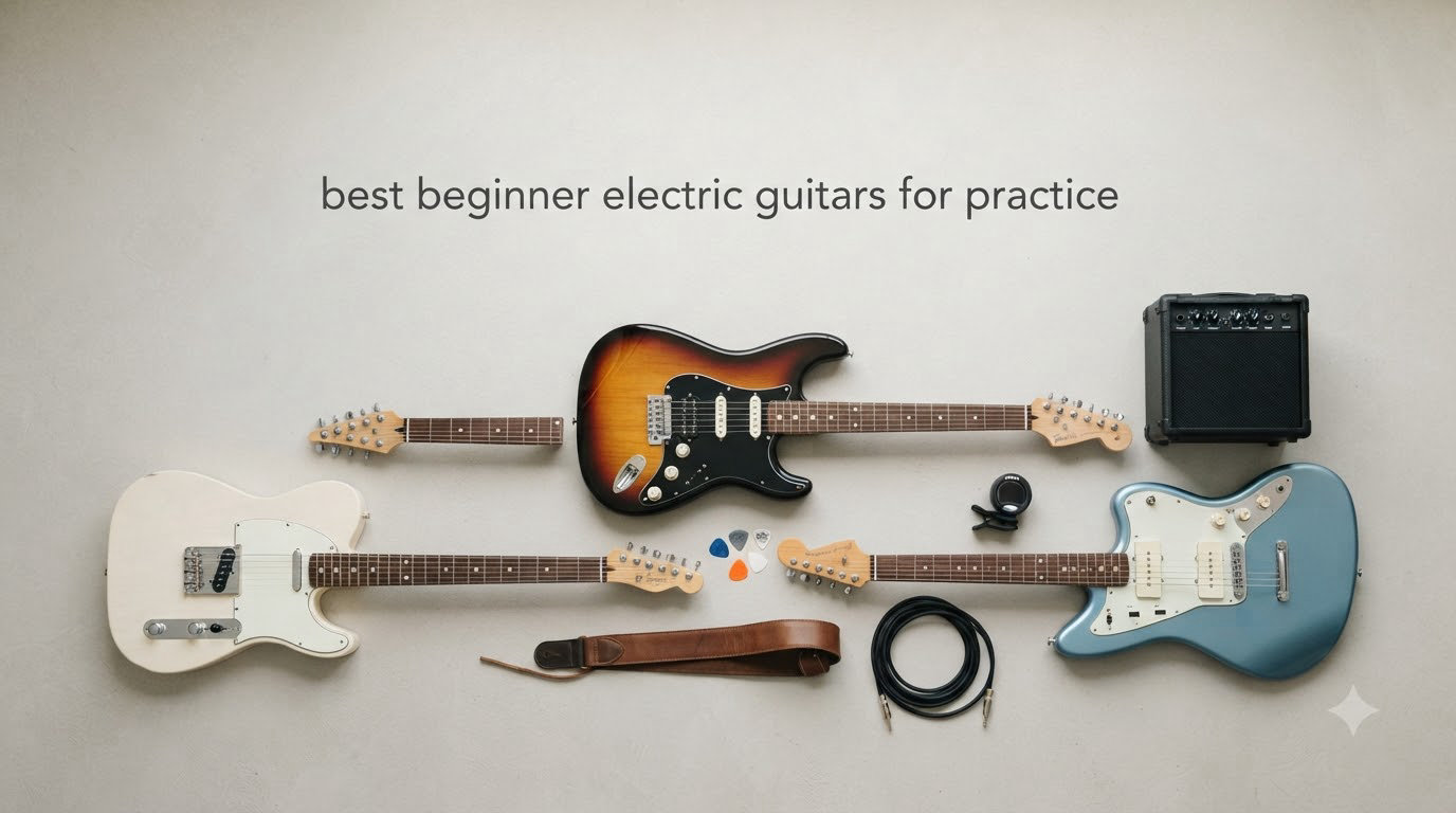 best beginner electric guitars for practice