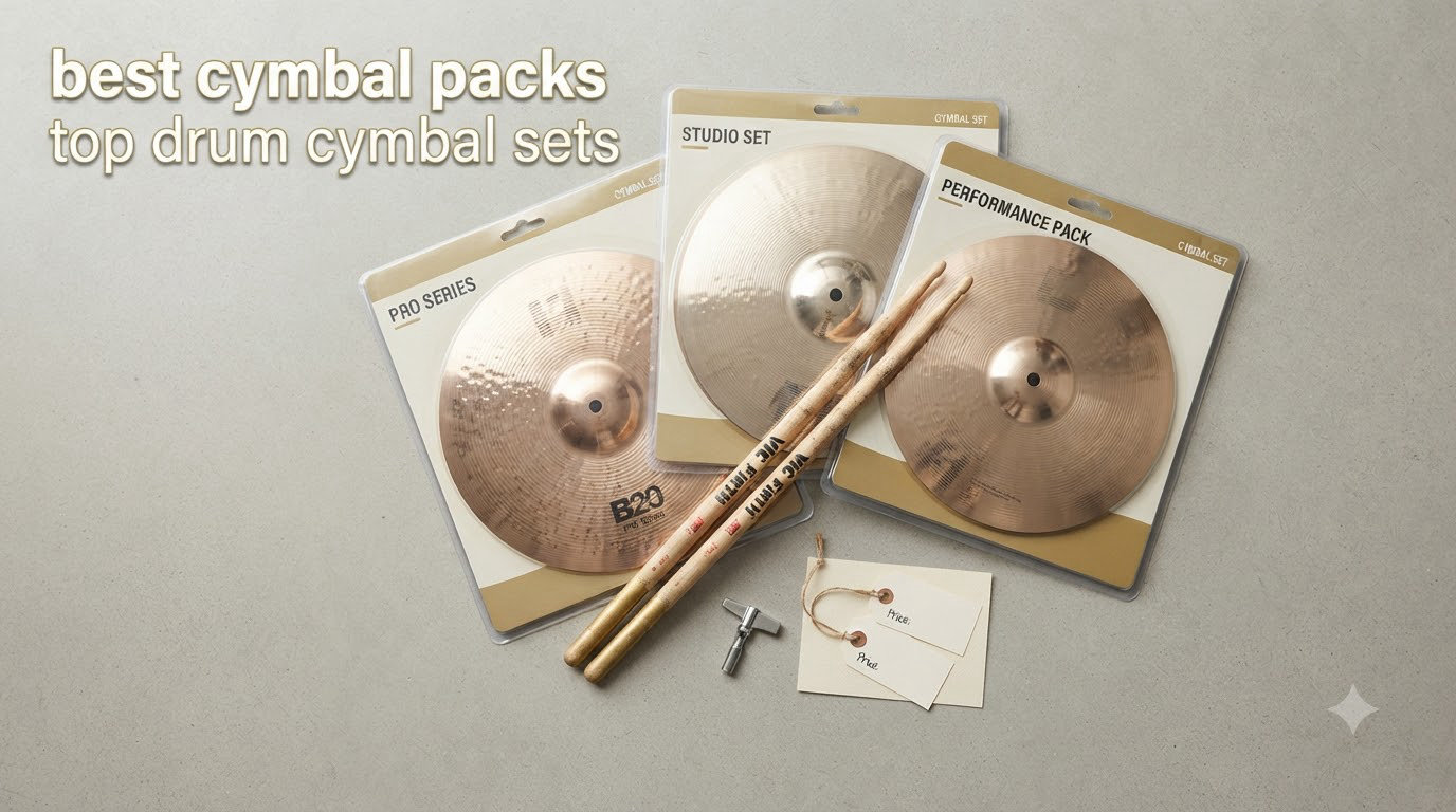 best cymbal packs top drum cymbal sets