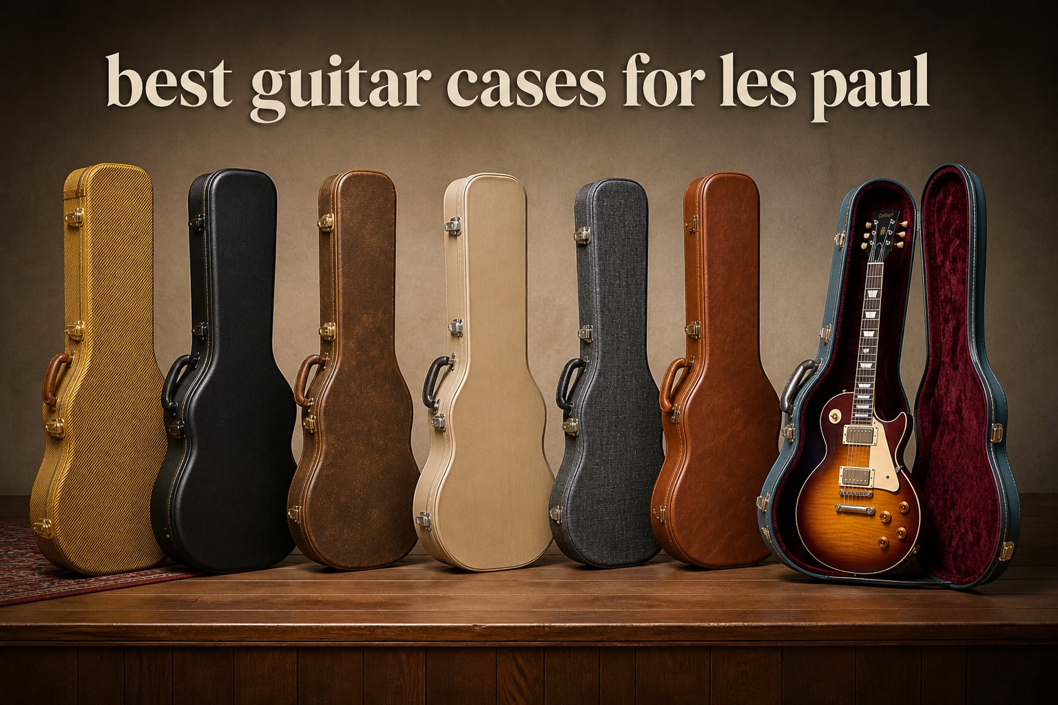 best guitar cases for les paul