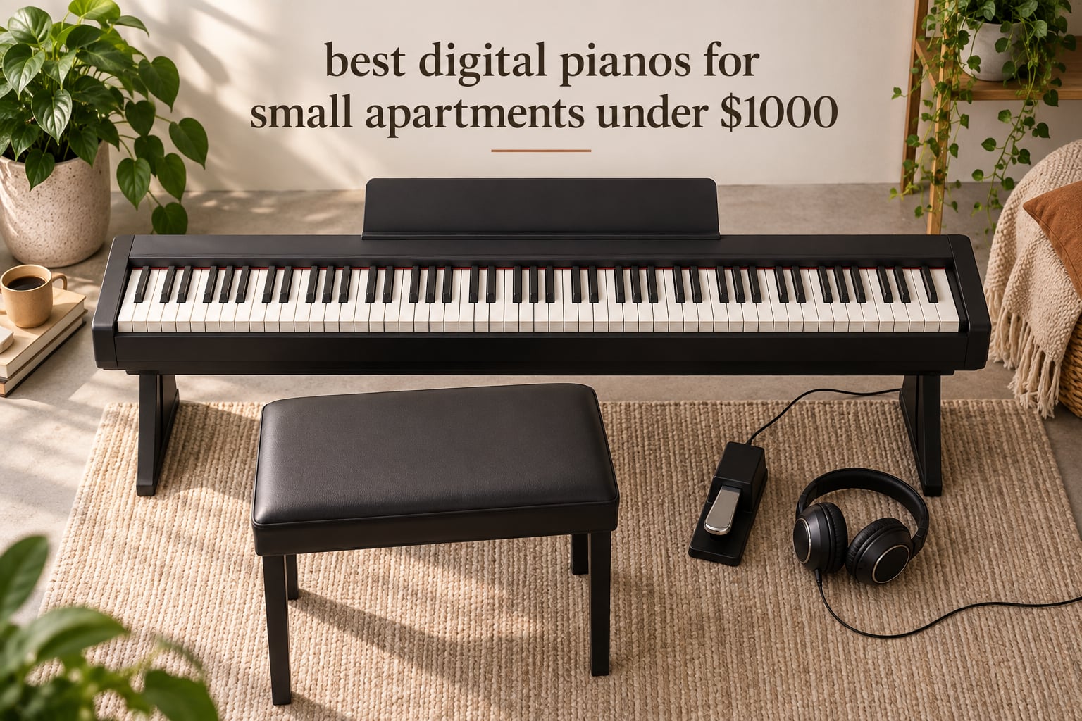 best digital pianos for small apartments under $1000