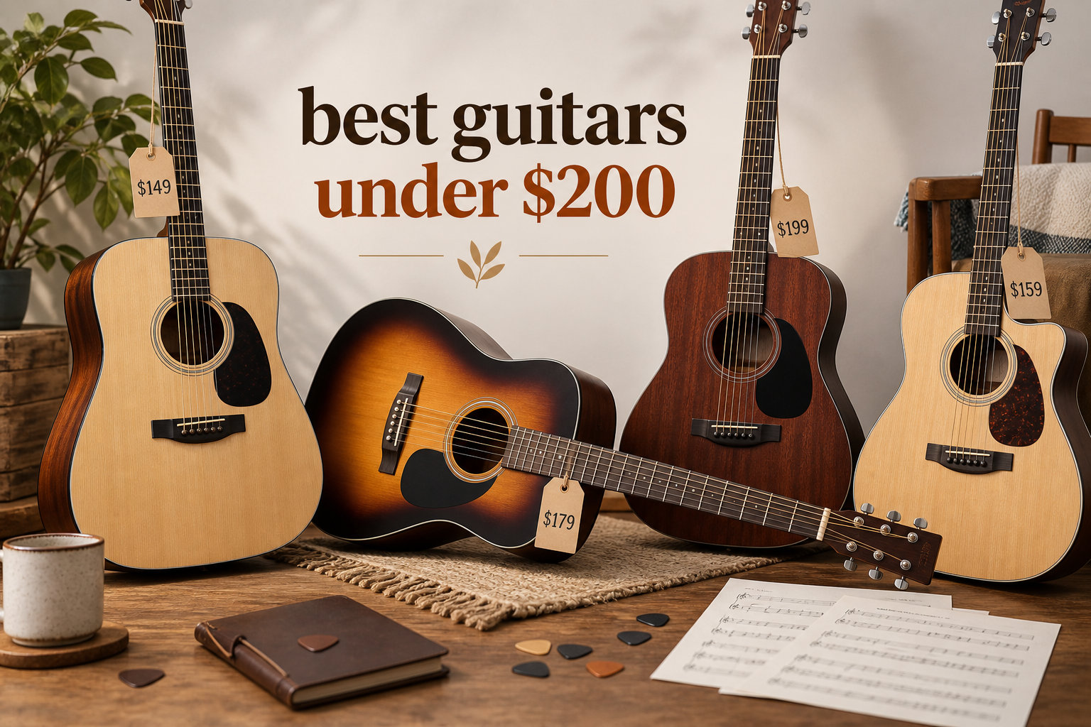 best guitars under $200