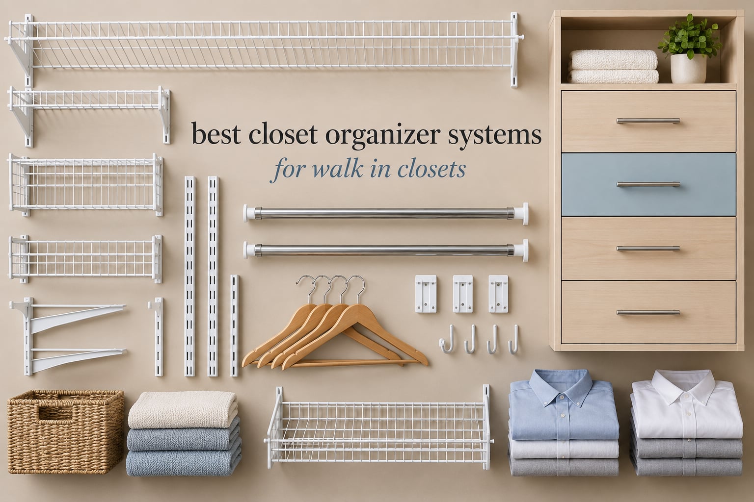 best closet organizer systems for walk in closets