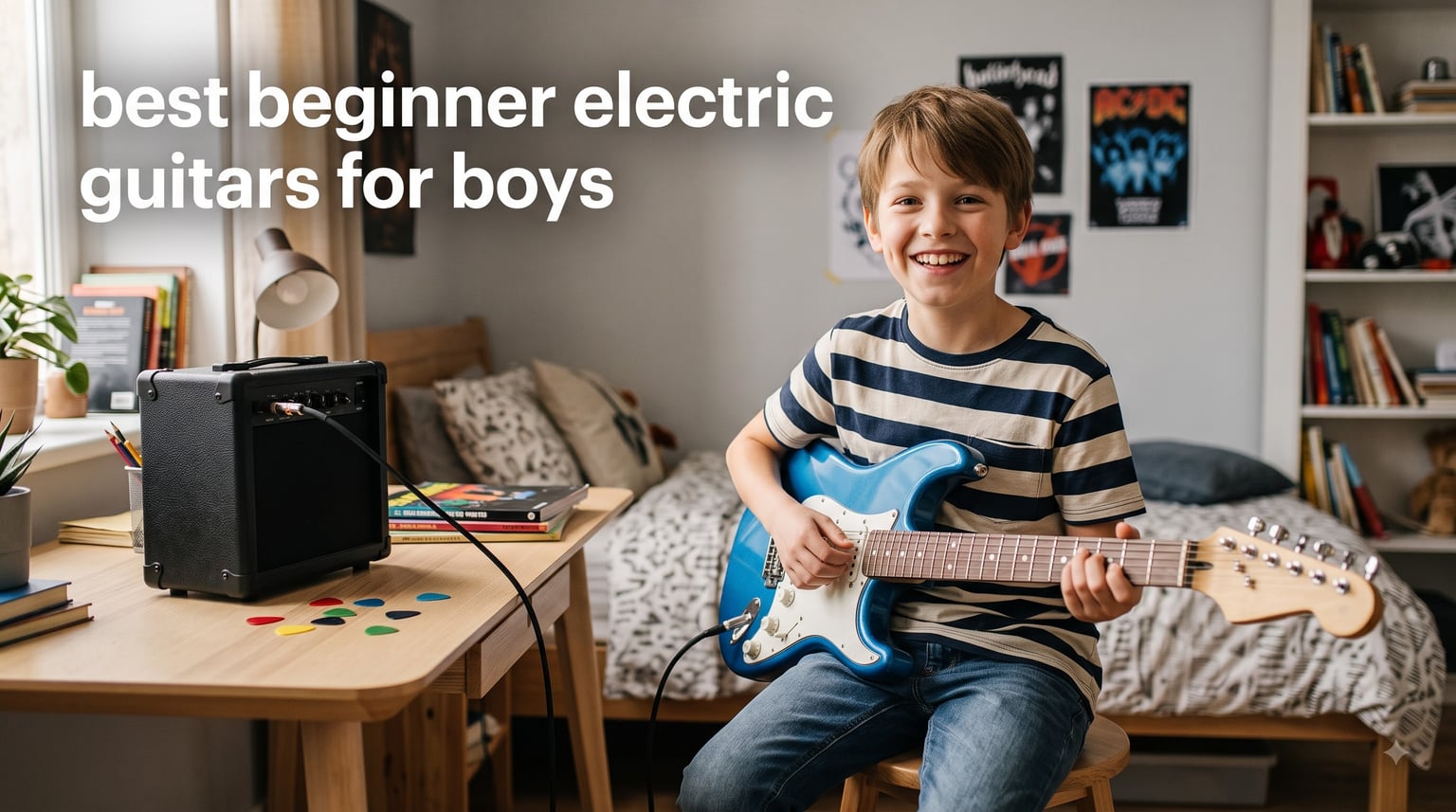 best beginner electric guitars for boys