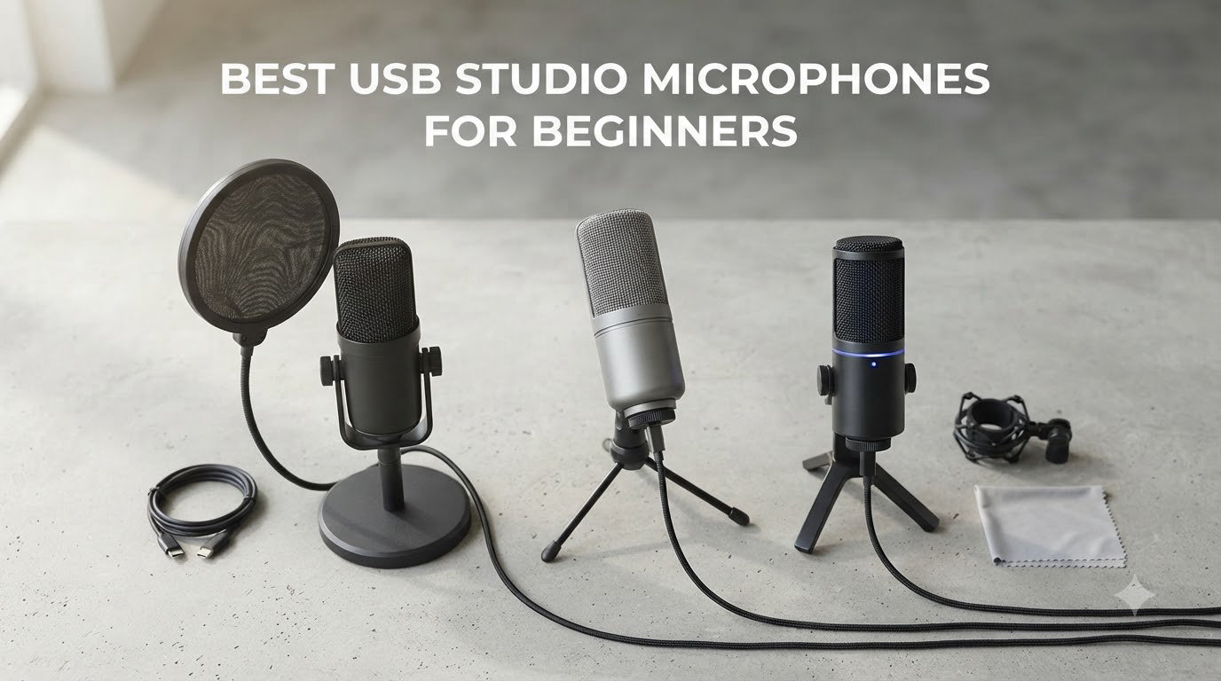 best usb studio microphones for beginners
