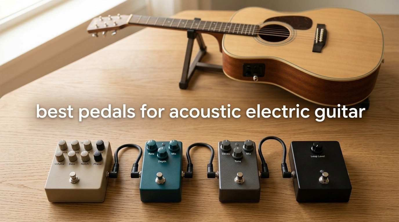 best pedals for acoustic electric guitar