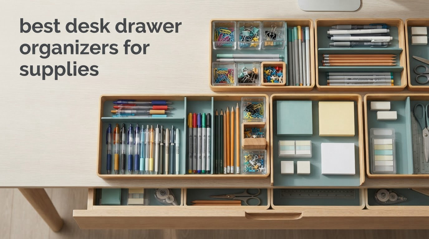 best desk drawer organizers for supplies