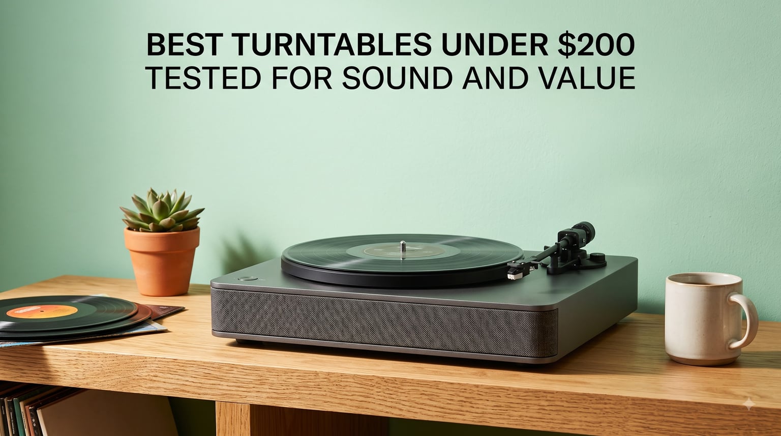 best turntables under $200 tested for sound and value