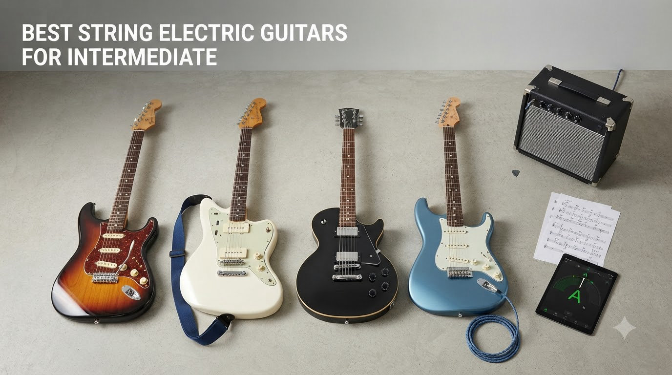 best string electric guitars for intermediate
