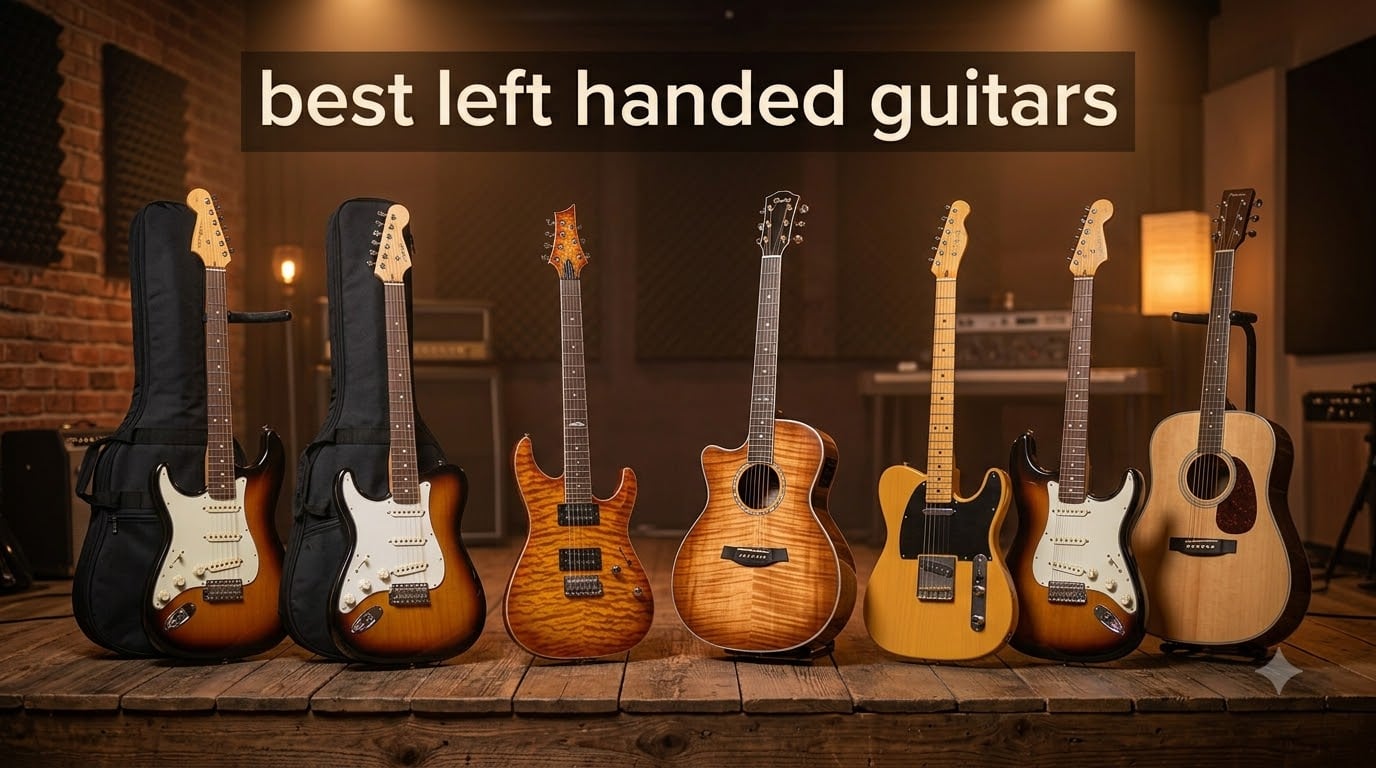 best left handed guitars