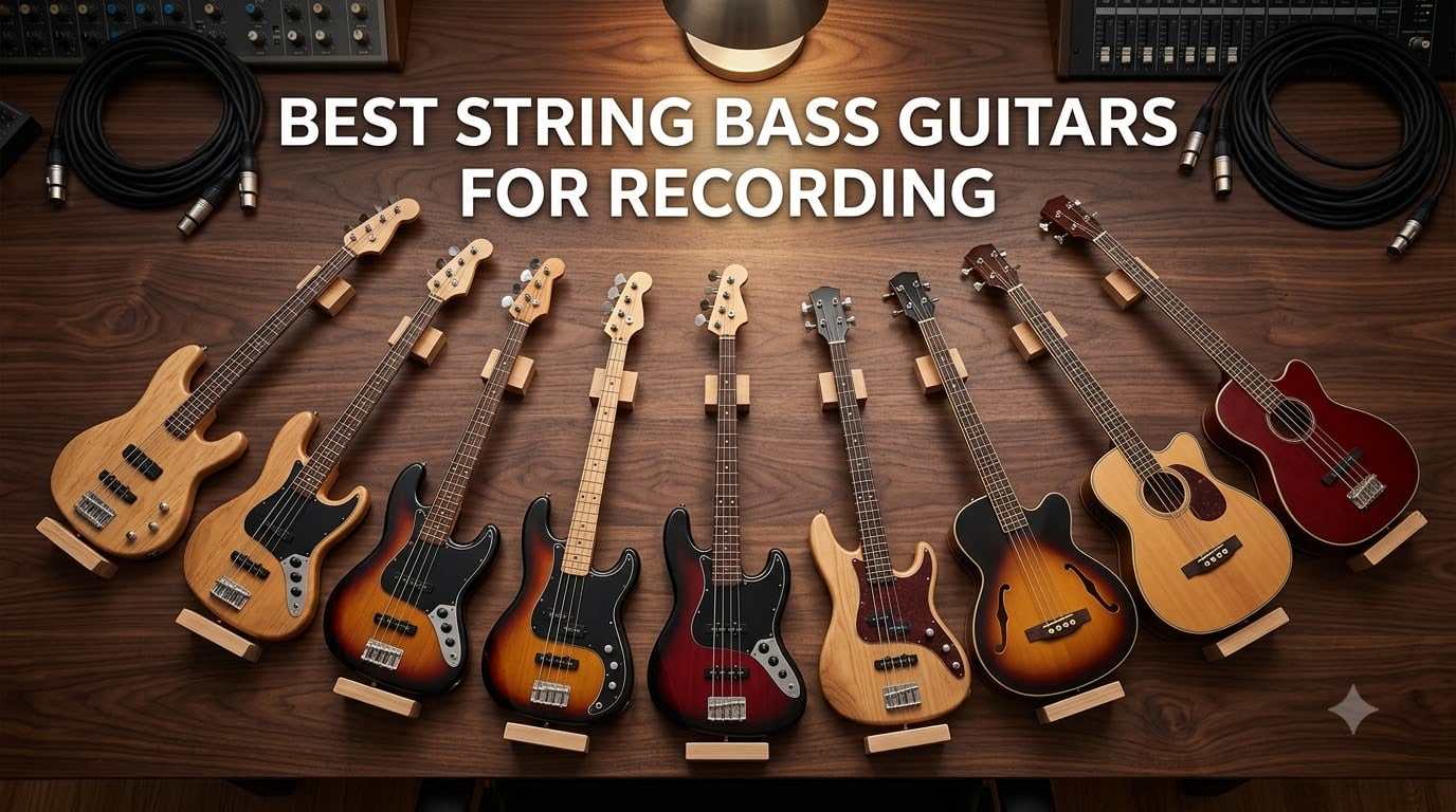 best string bass guitars for recording