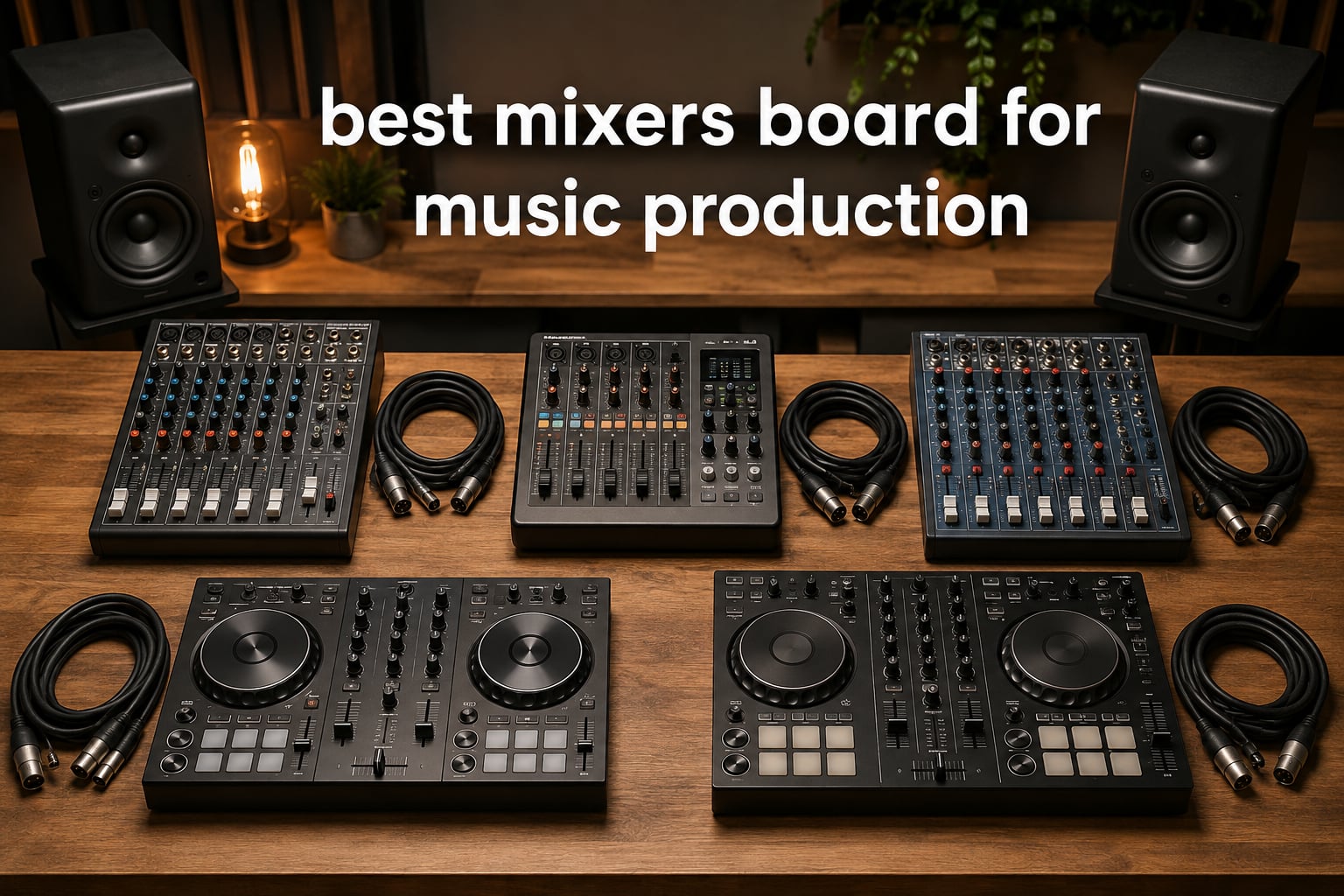 best mixers board for music production