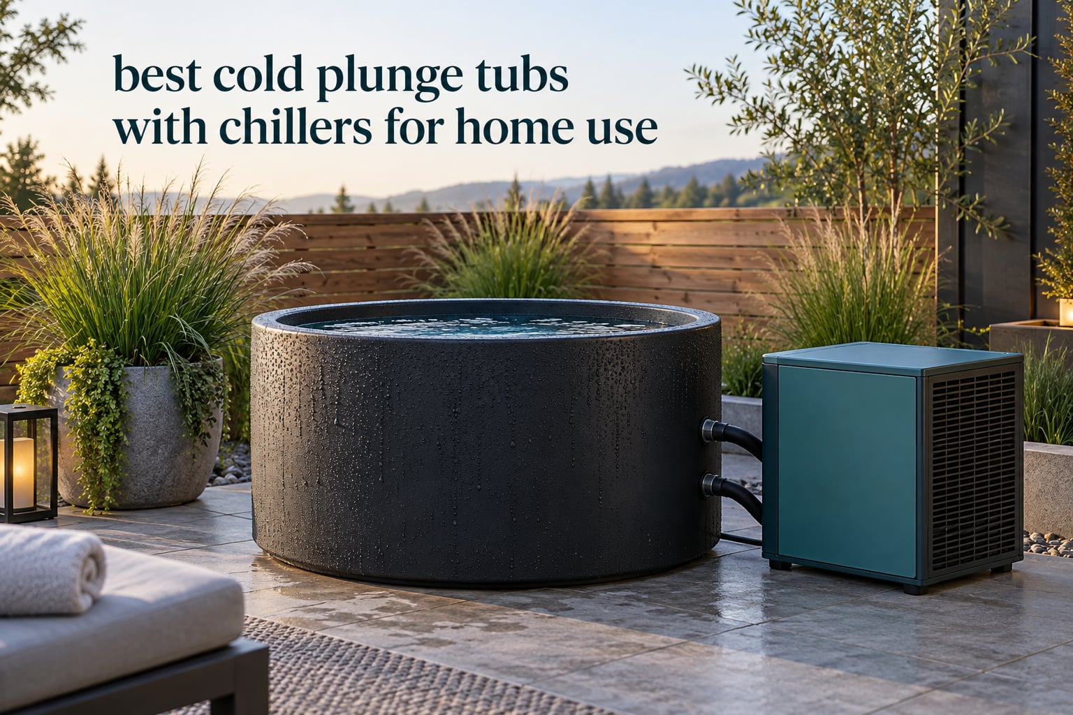 best cold plunge tubs with chillers for home use