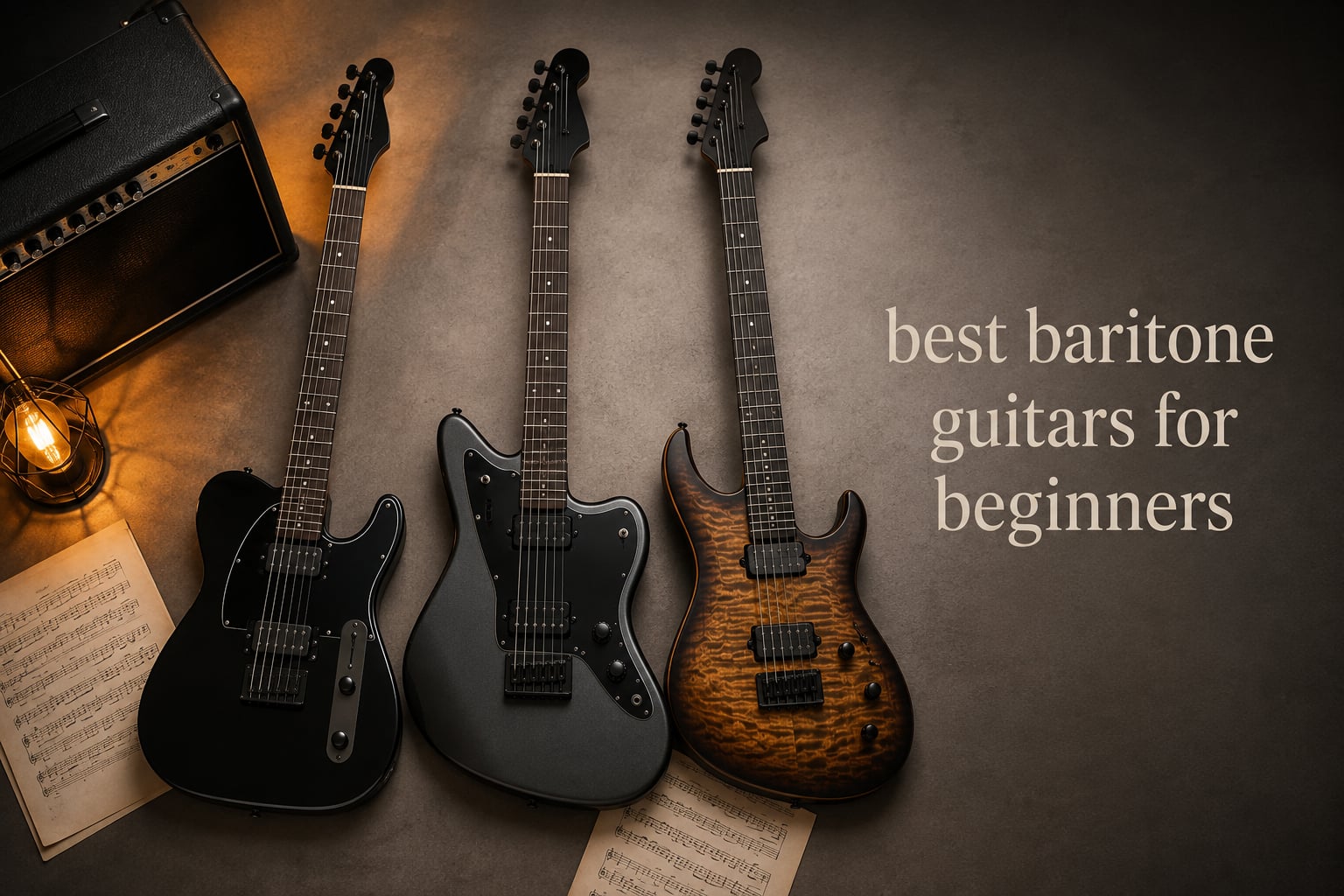 best baritone guitars for beginners