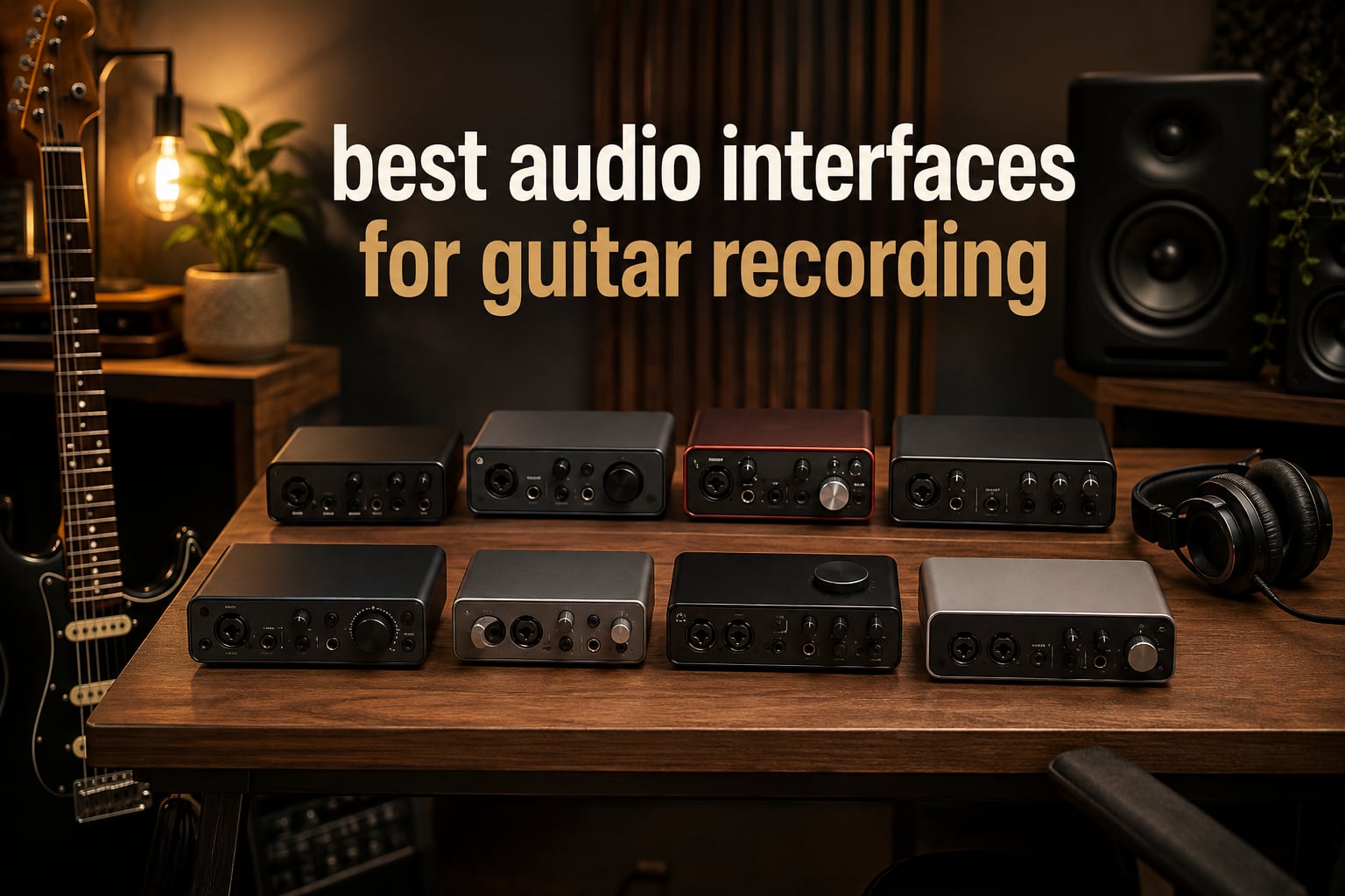 best audio interfaces for guitar recording