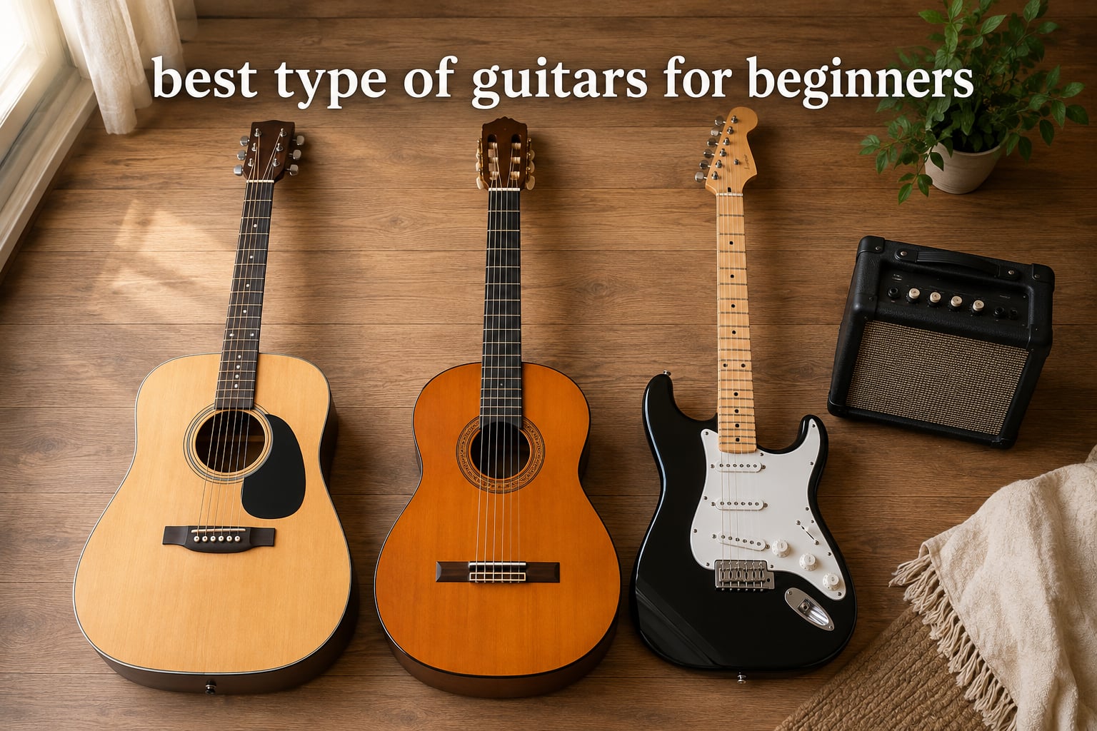 best type of guitars for beginners