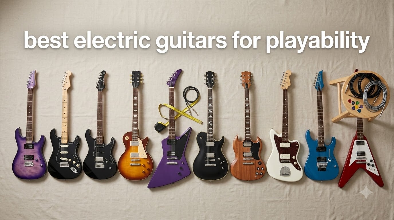 best electric guitars for playability