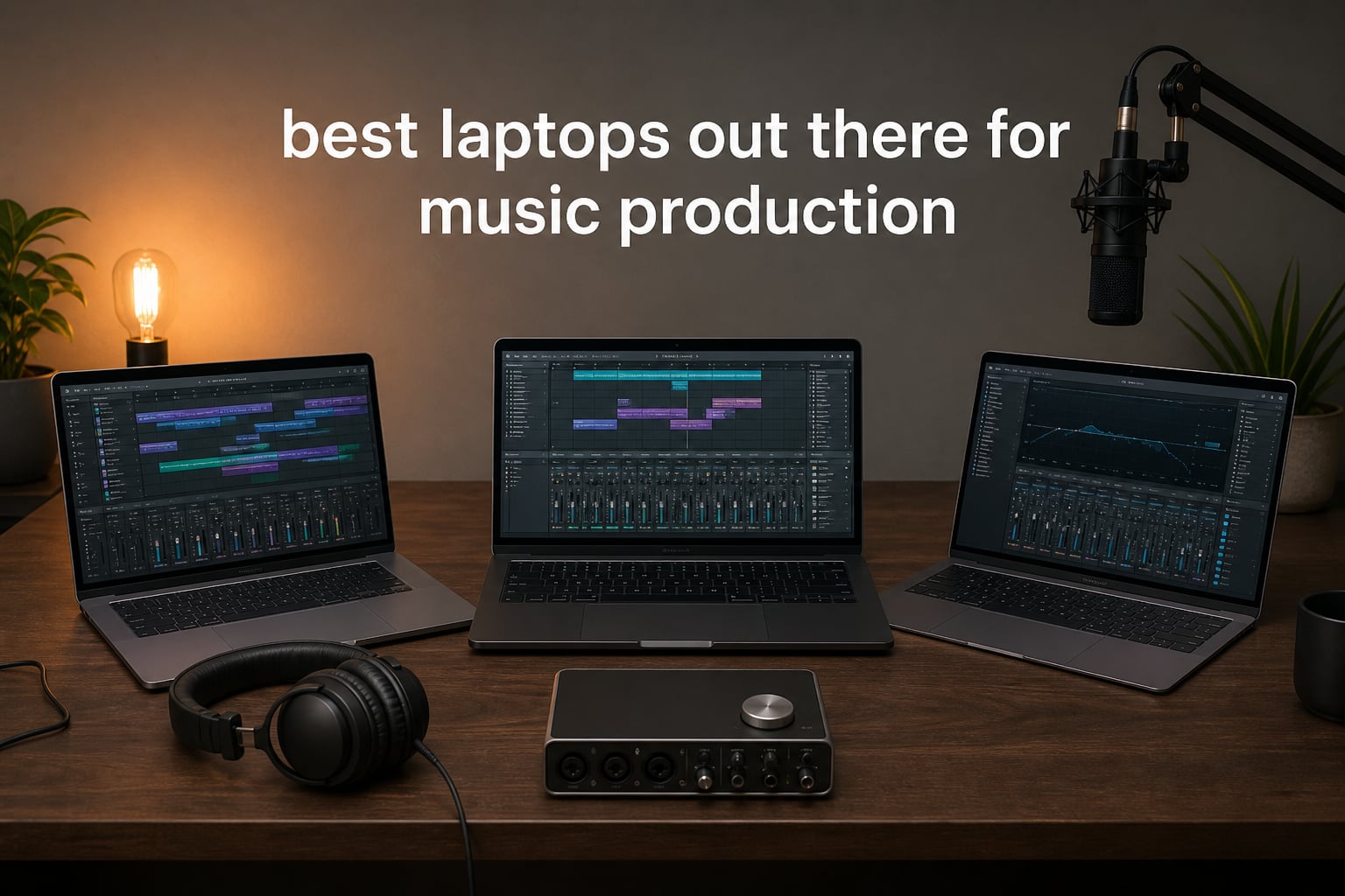 best laptops out there for music production