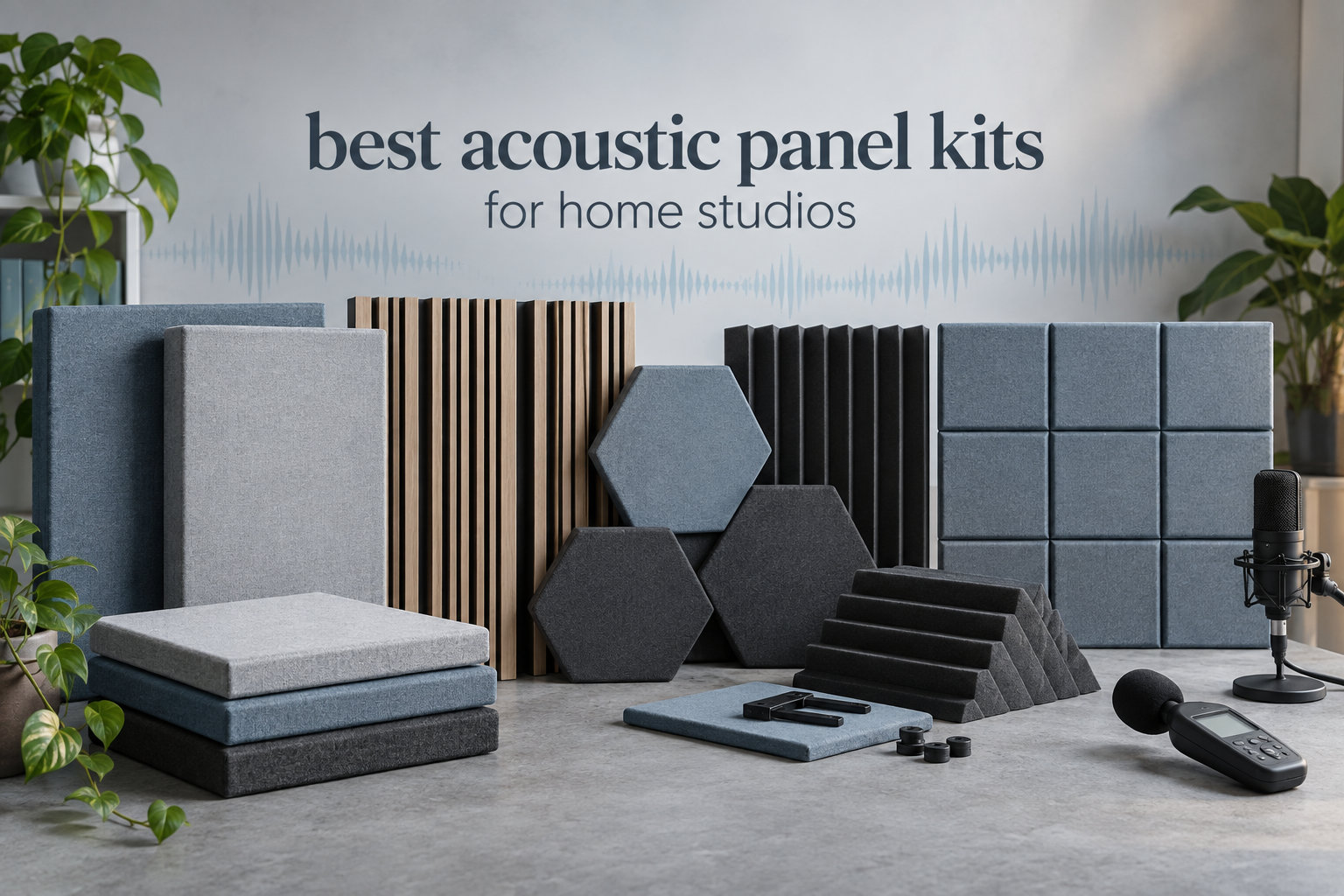 best acoustic panel kits for home studios