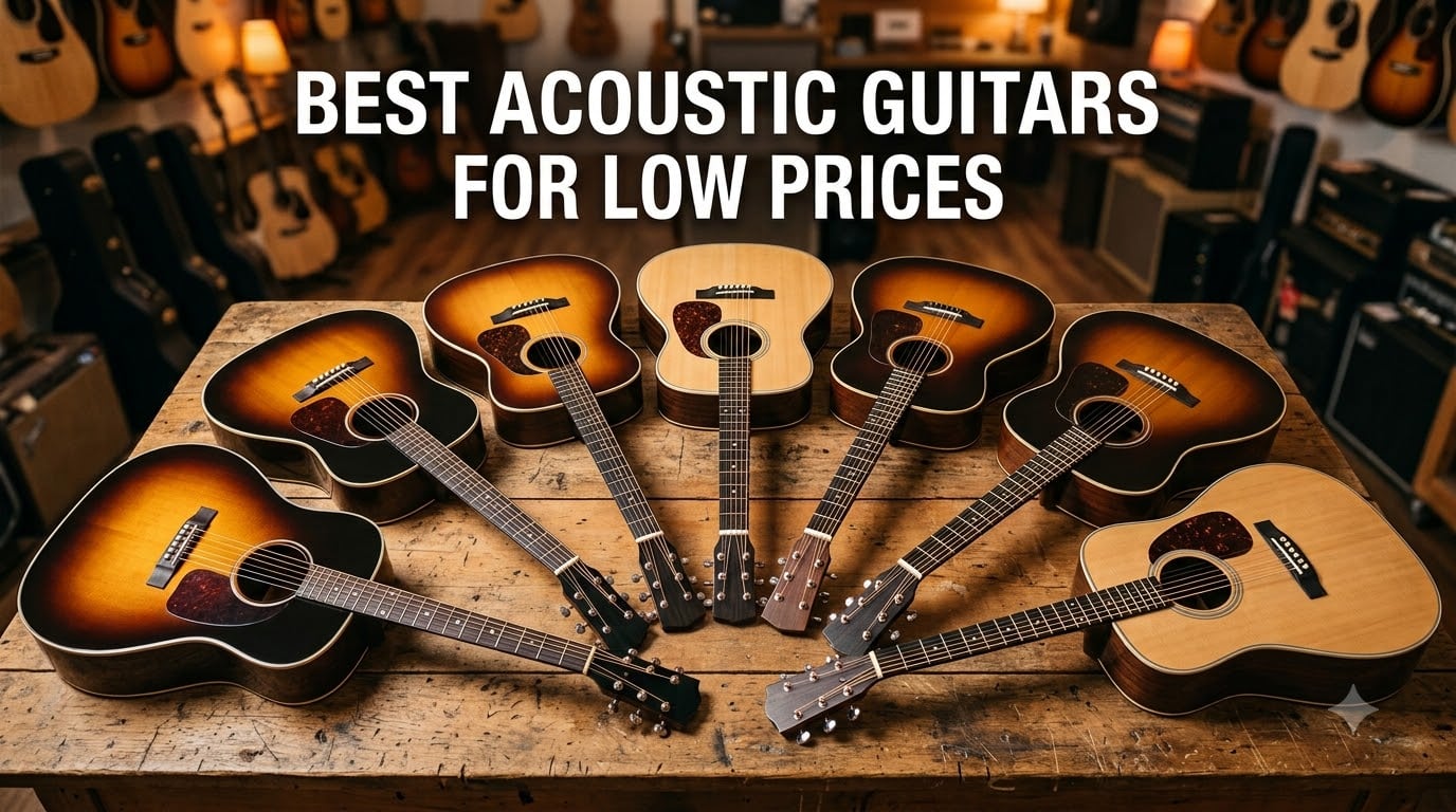 best acoustic guitars for low prices