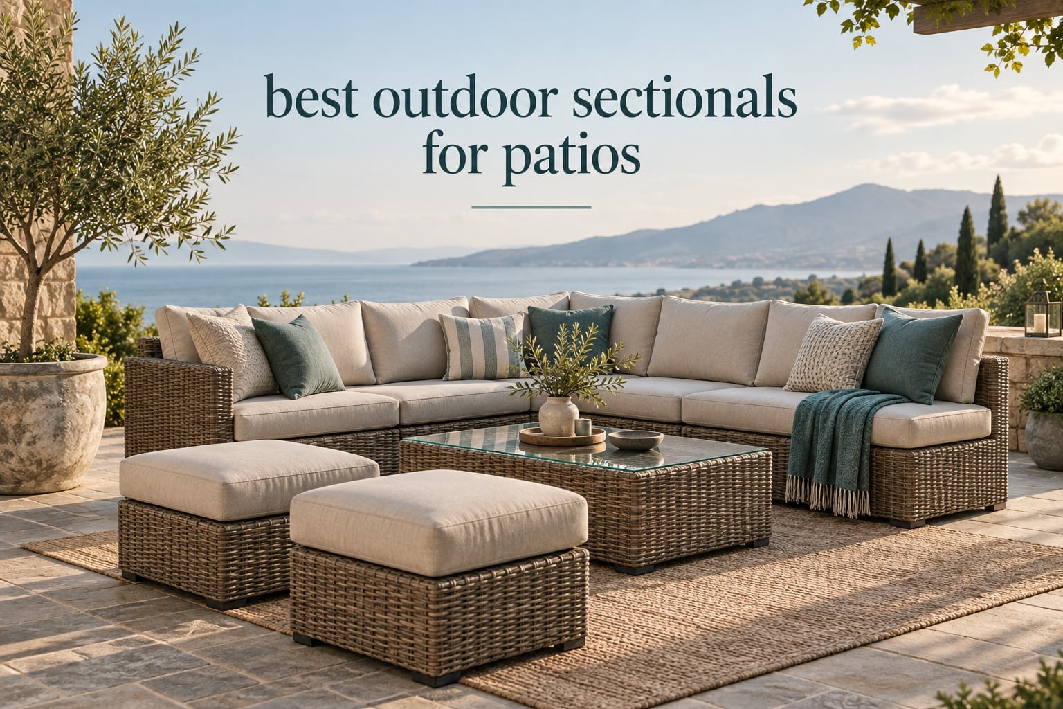 best outdoor sectionals for patios