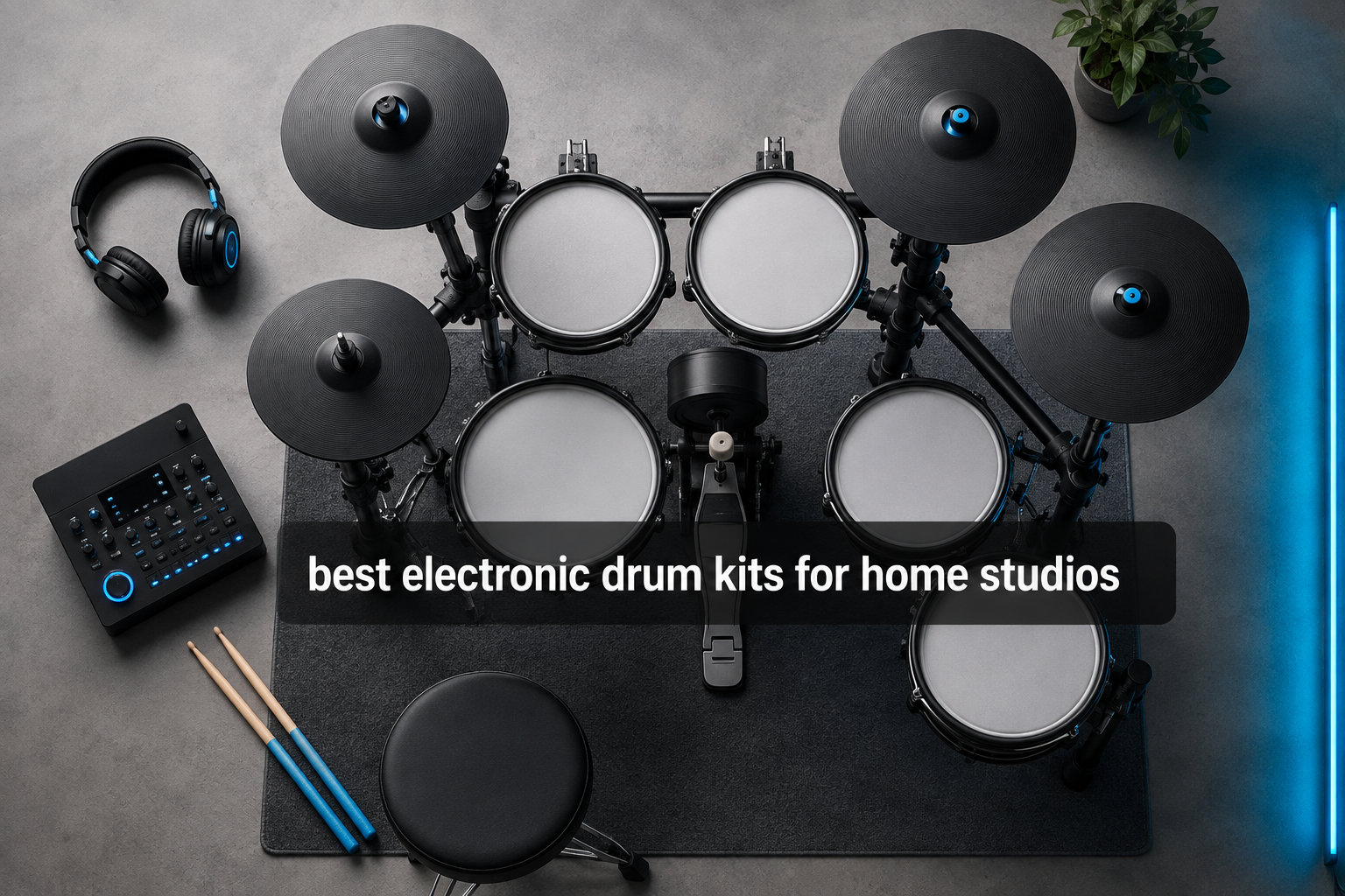 best electronic drum kits for home studios