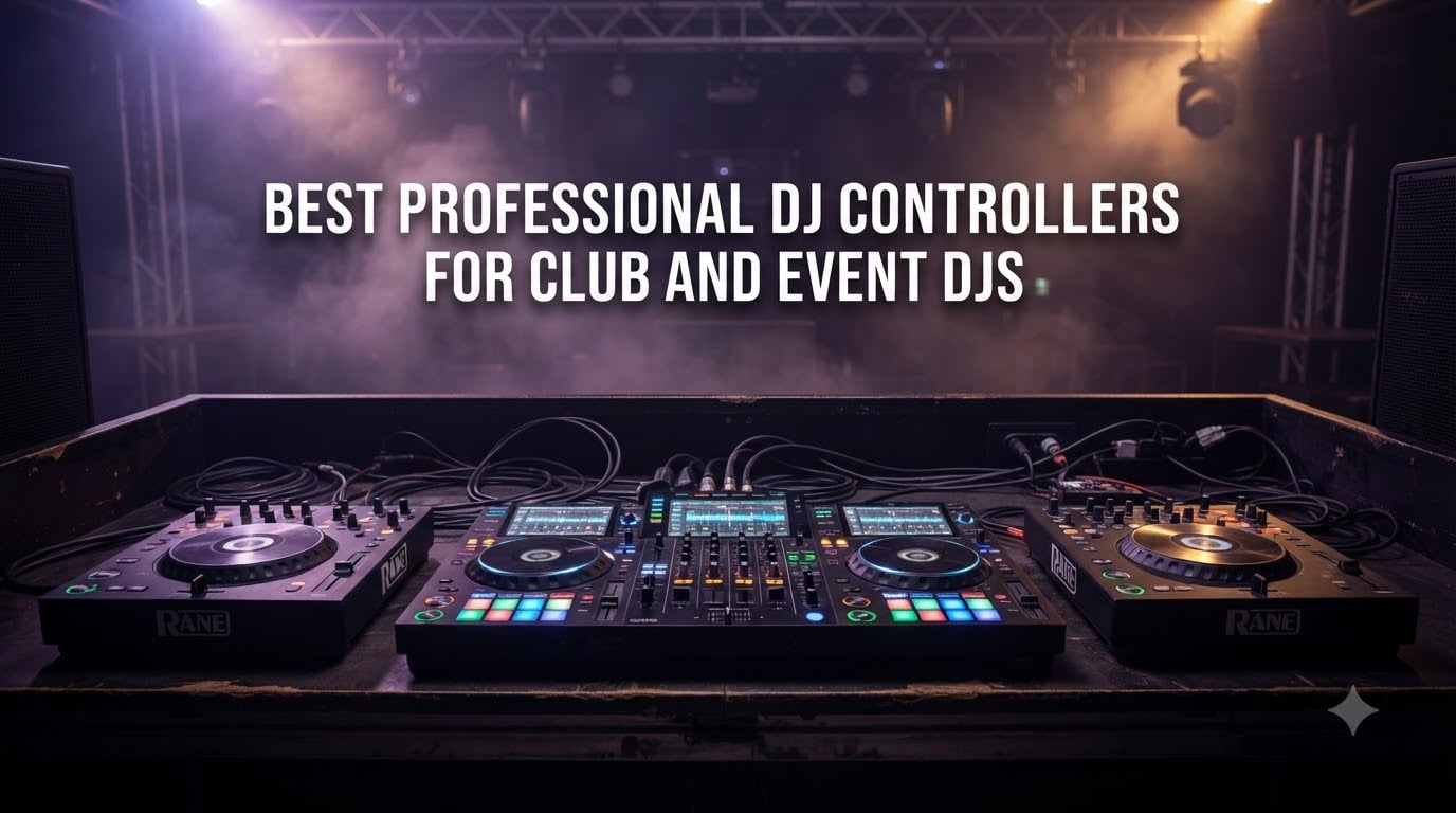best professional dj controllers for club and event djs
