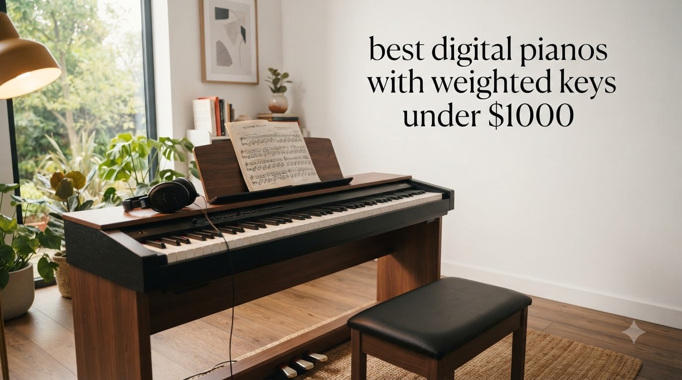 best digital pianos with weighted keys under $1000