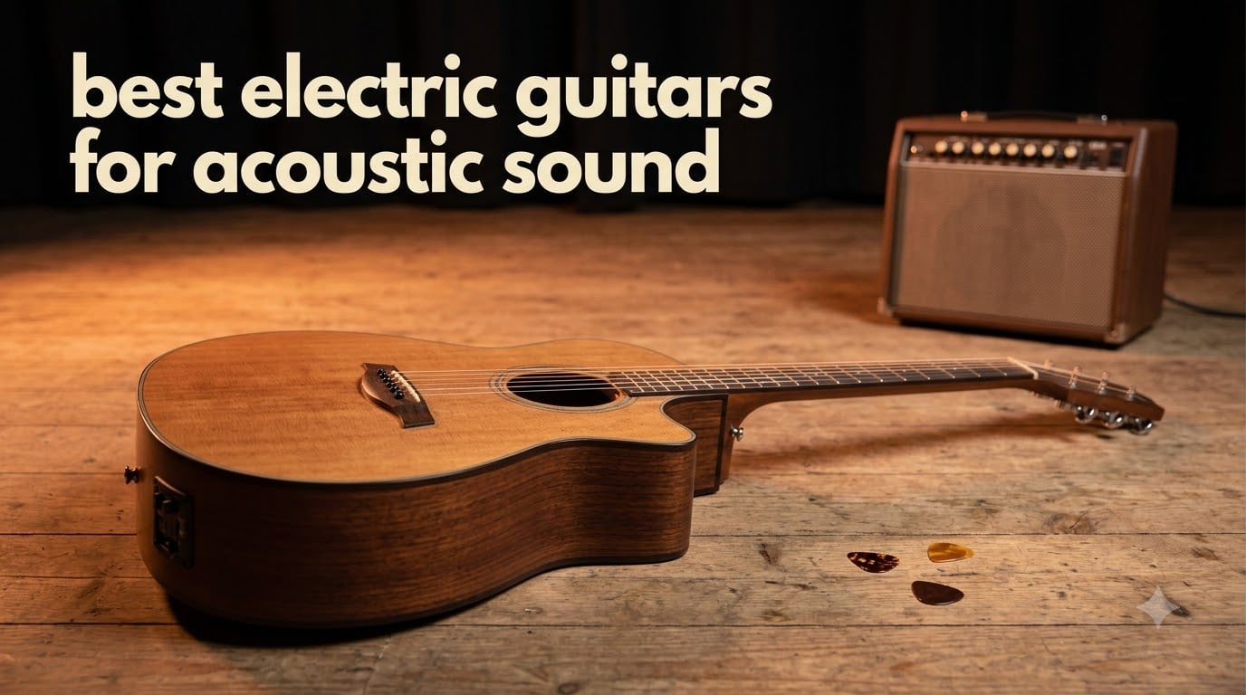 best electric guitars for acoustic sound
