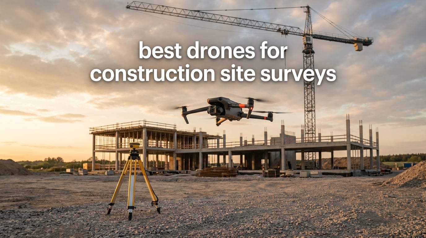 best drones for construction site surveys