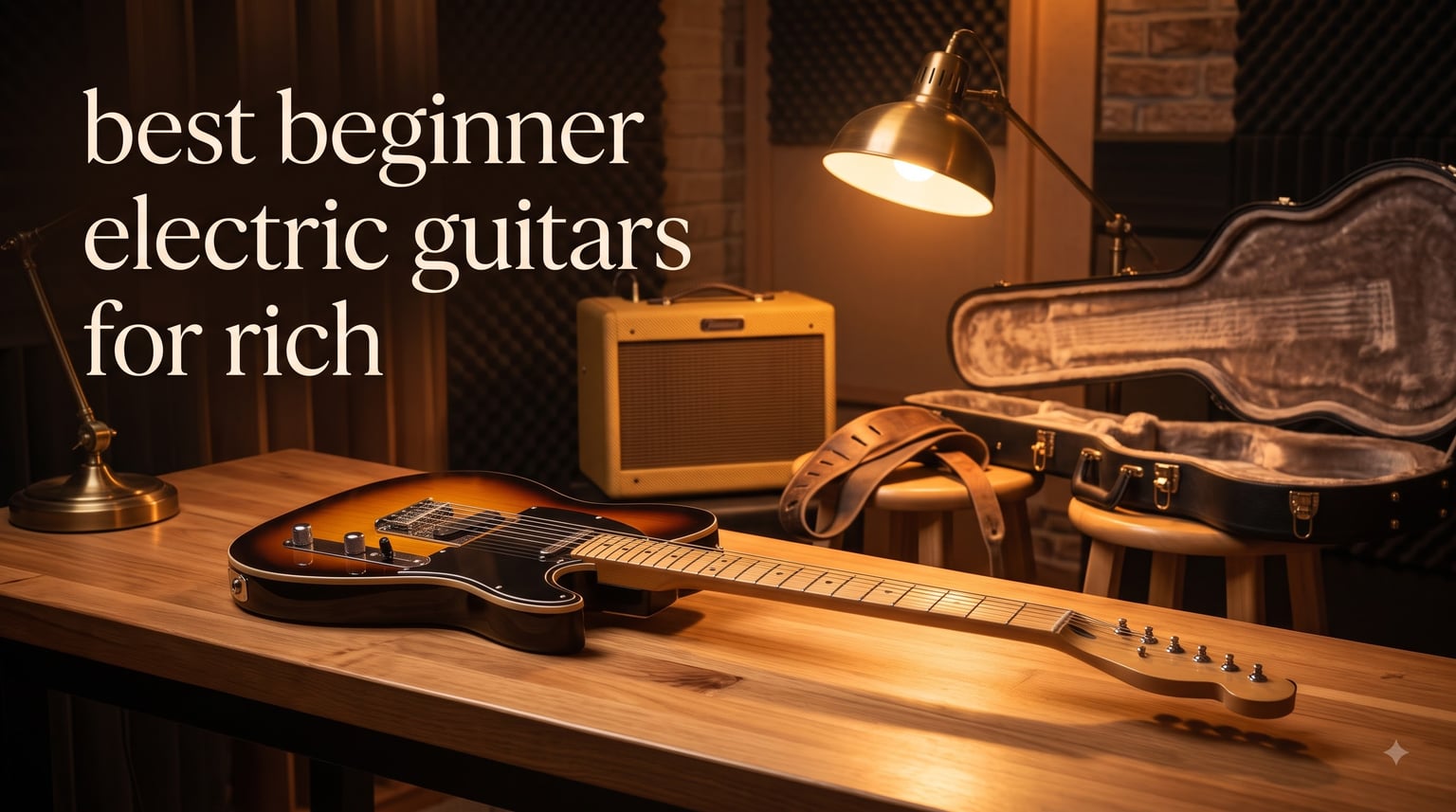 best beginner electric guitars for rich