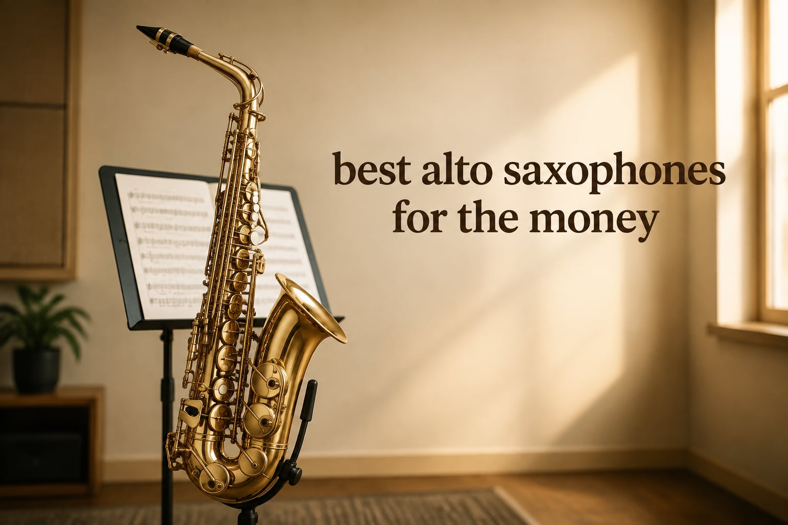 best alto saxophones for the money