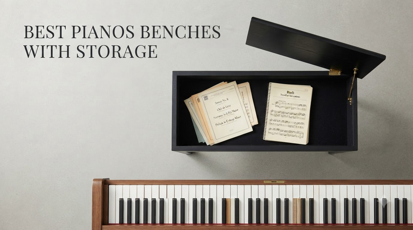best pianos benches with storage