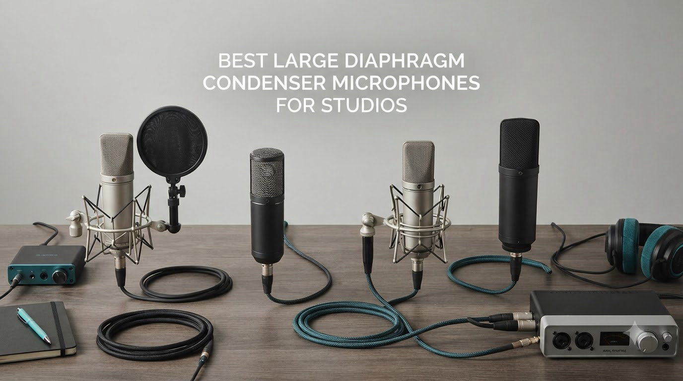 best large diaphragm condenser microphones for studios