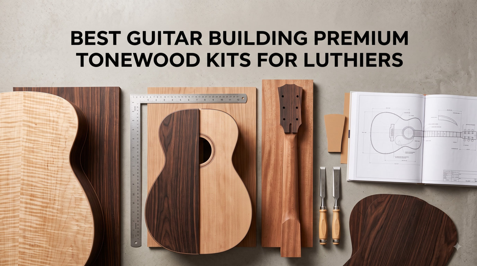 best guitar building premium tonewood kits for luthiers