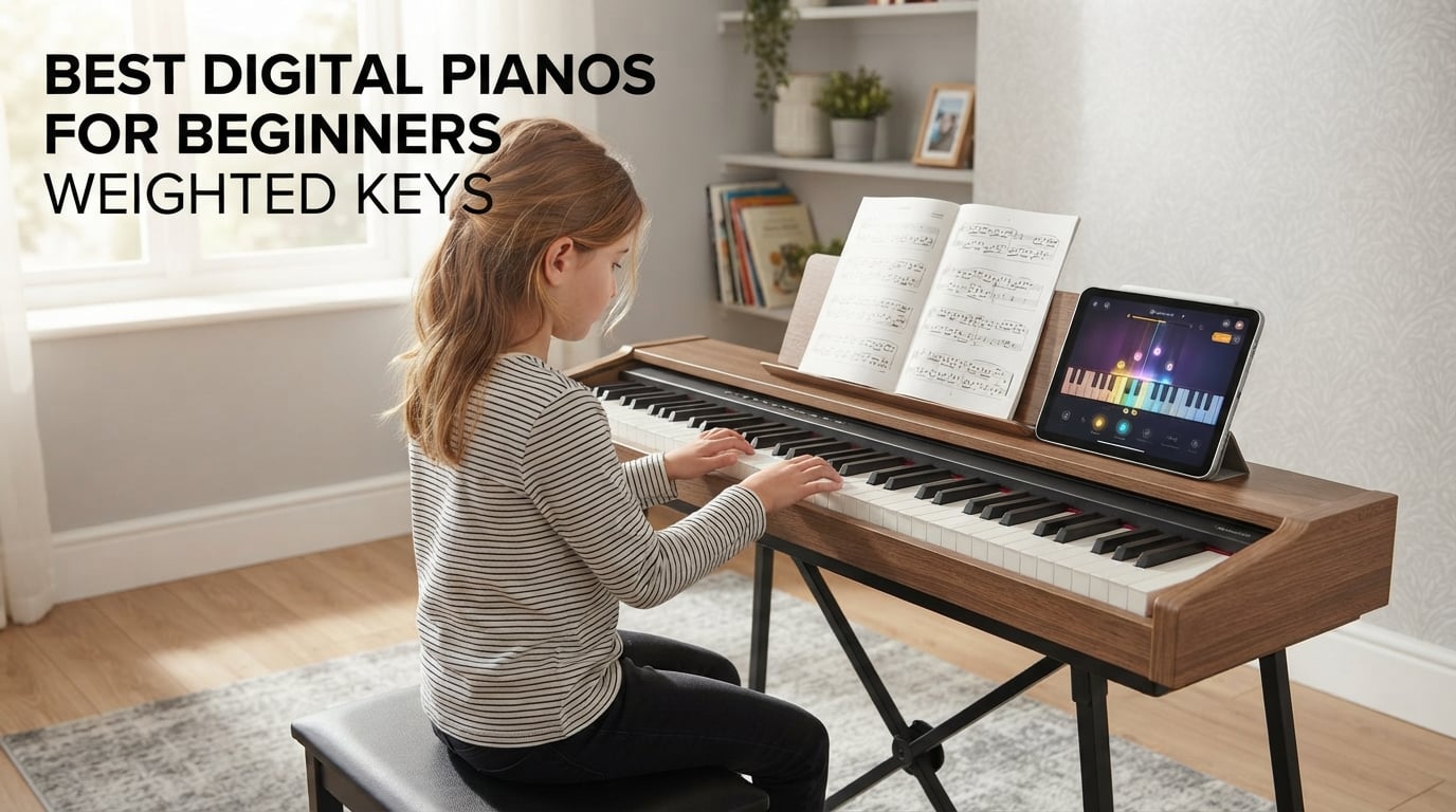 best digital pianos for beginners weighted keys