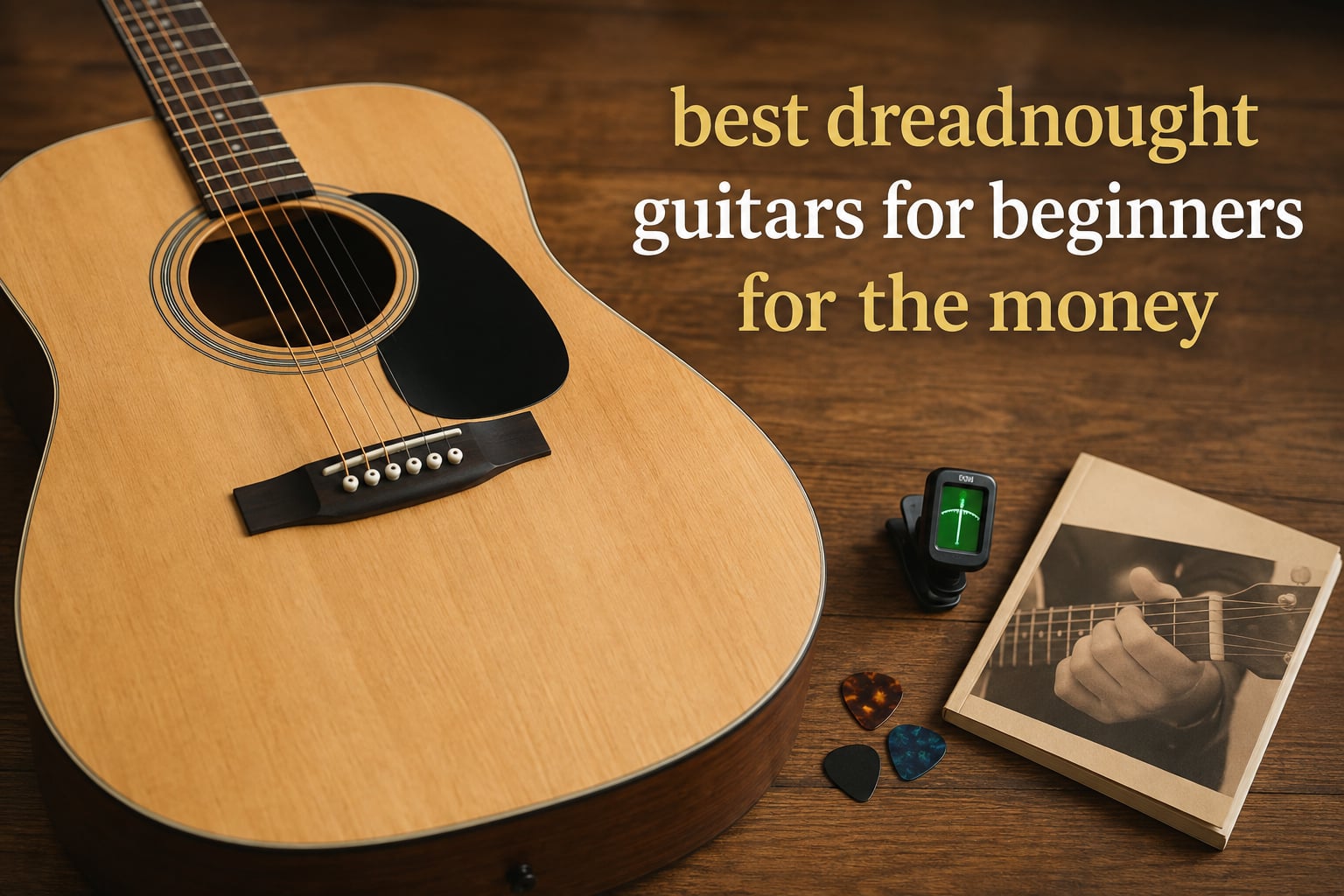 best dreadnought guitars for beginners for the money