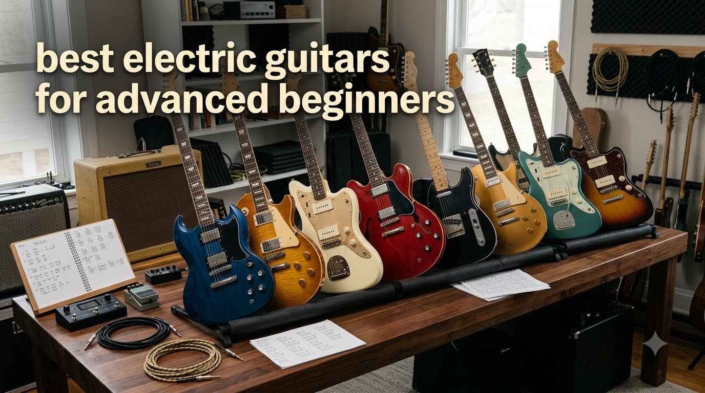 best electric guitars for advanced beginners