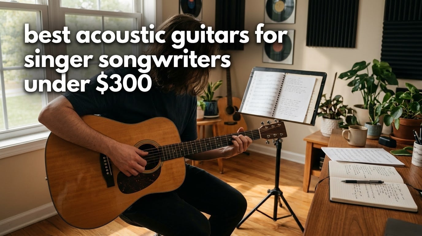 best acoustic guitars for singer songwriters under $300