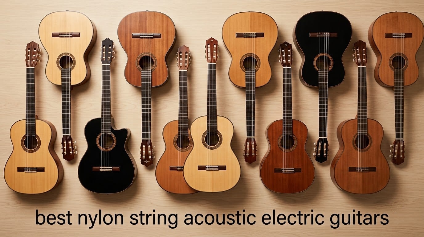 best nylon string acoustic electric guitars