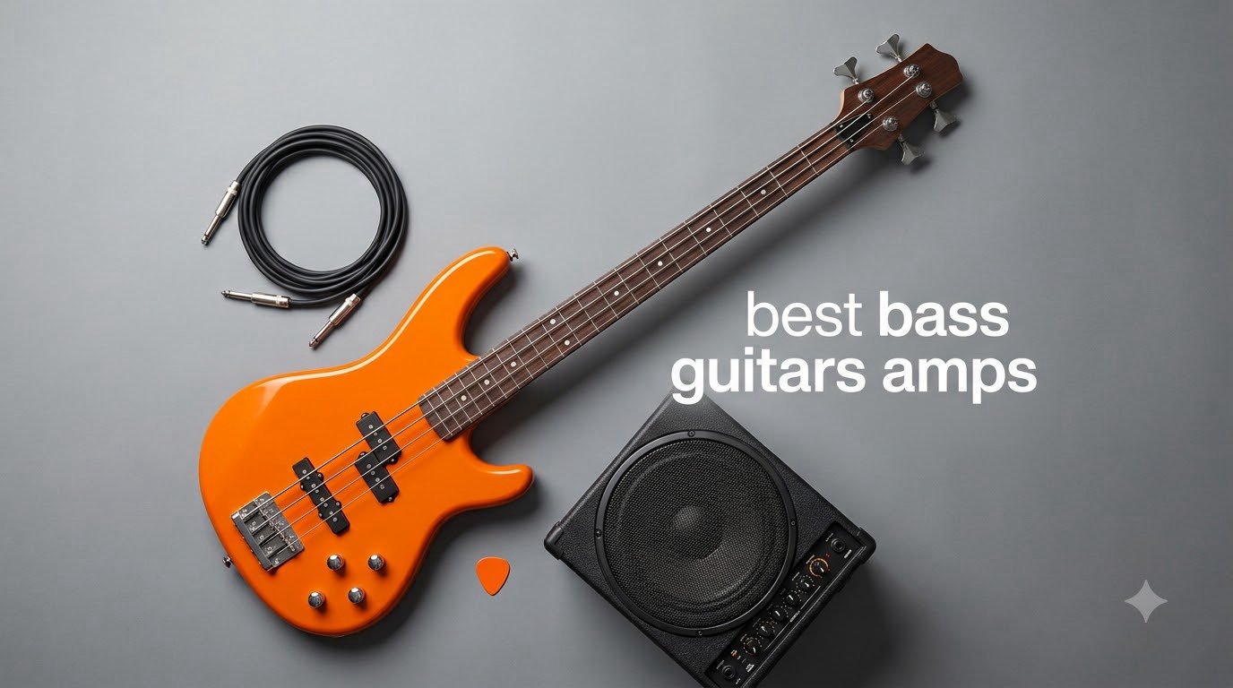 best bass guitars amps