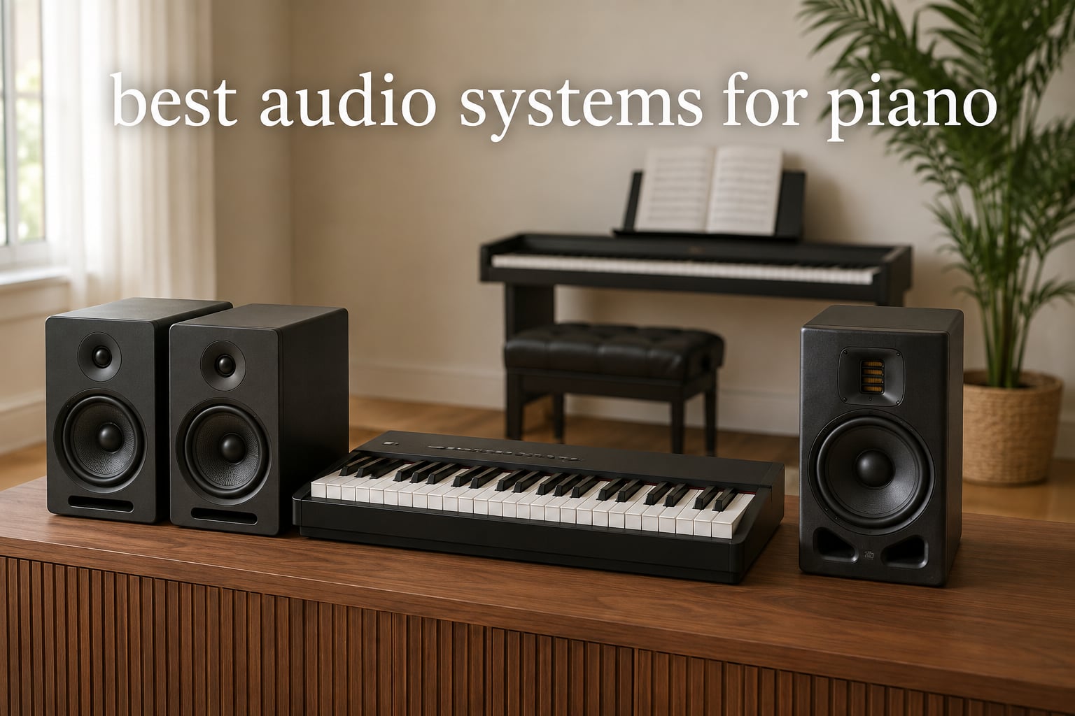 best audio systems for piano