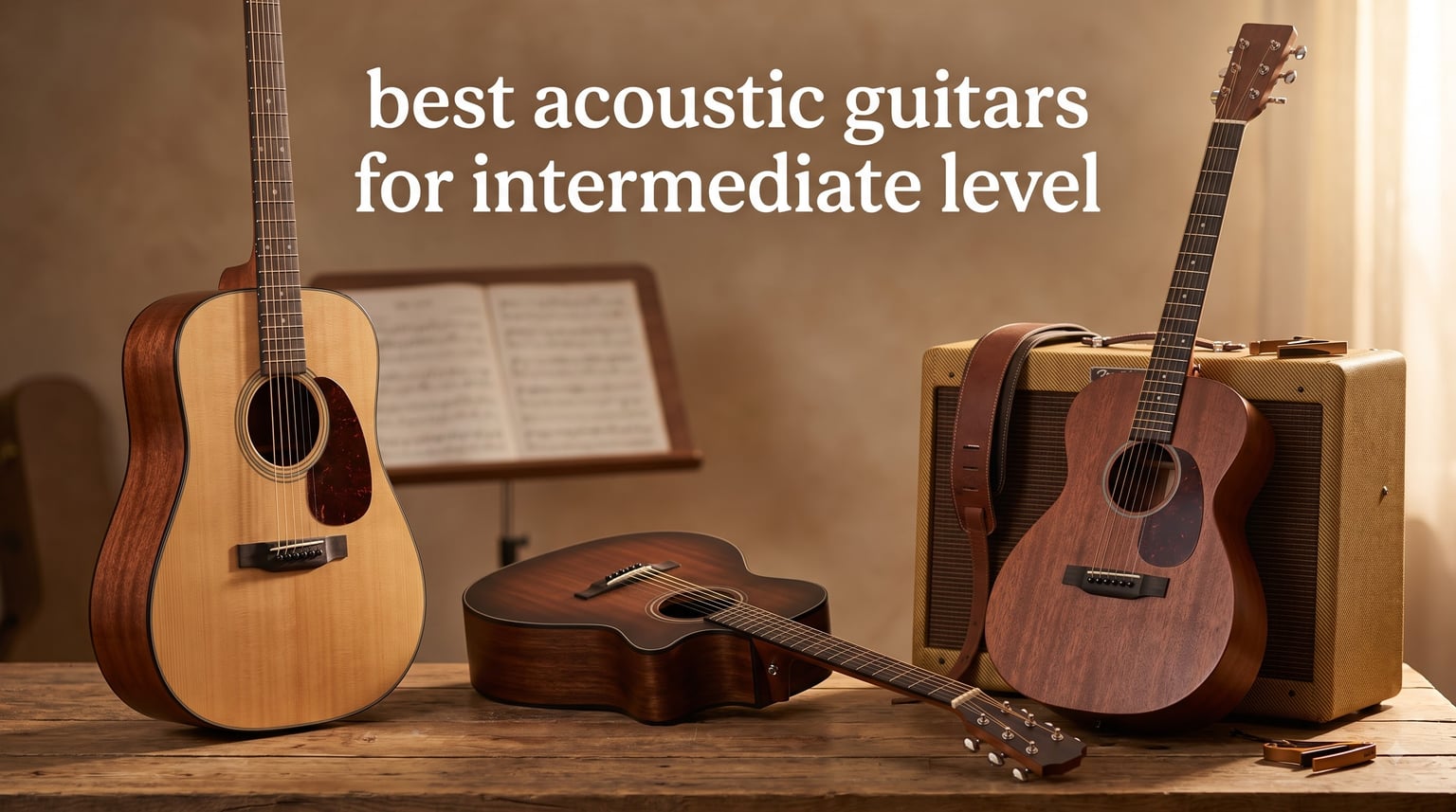 best acoustic guitars for intermediate level